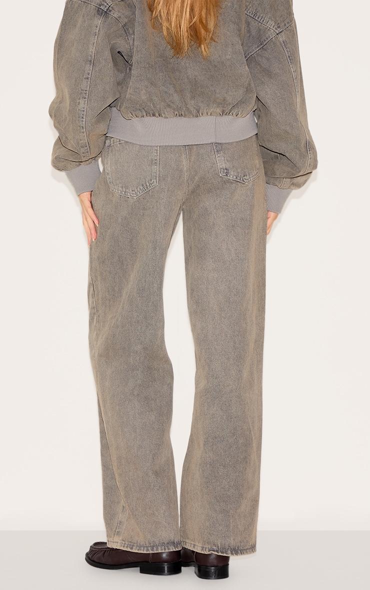 Light Grey Slouchy Style Jeans Product Image