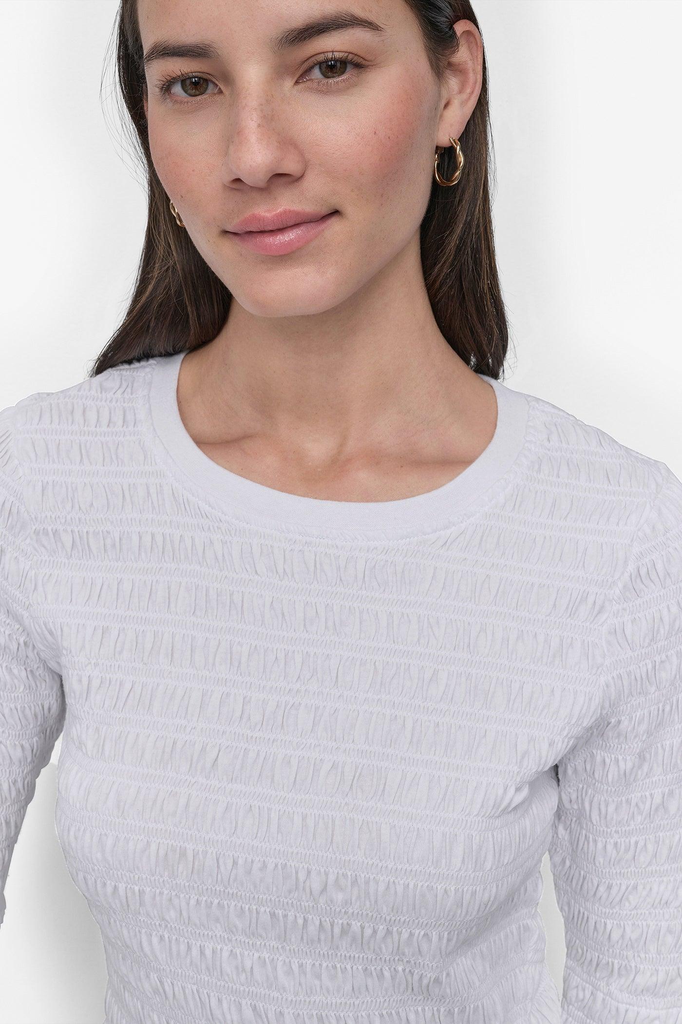 SMOCKED TEE Product Image