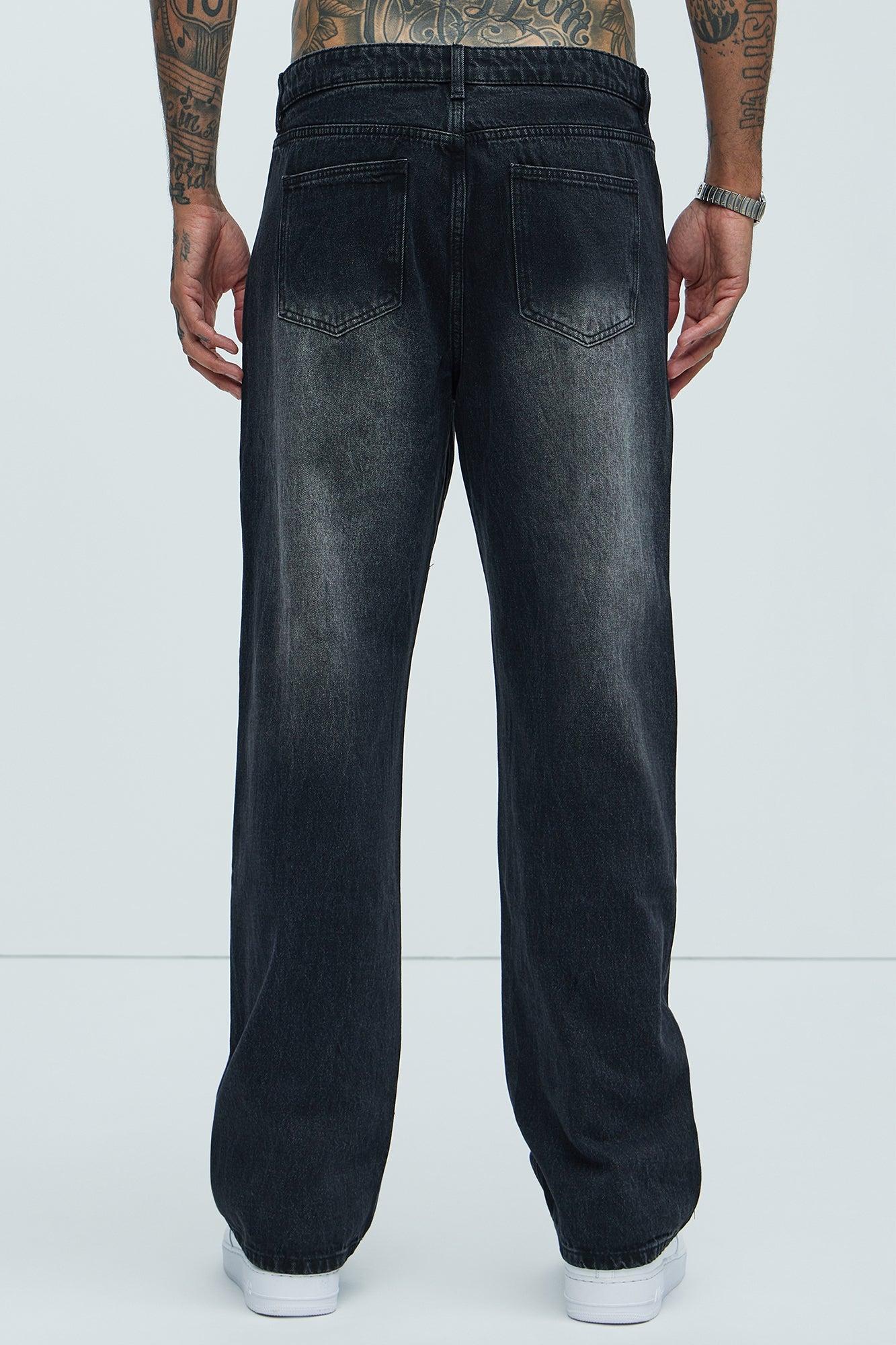 Lava Flow Straight Jeans - Black Product Image