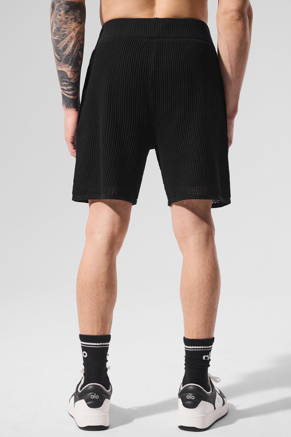 Open-Knit Short - Black Product Image