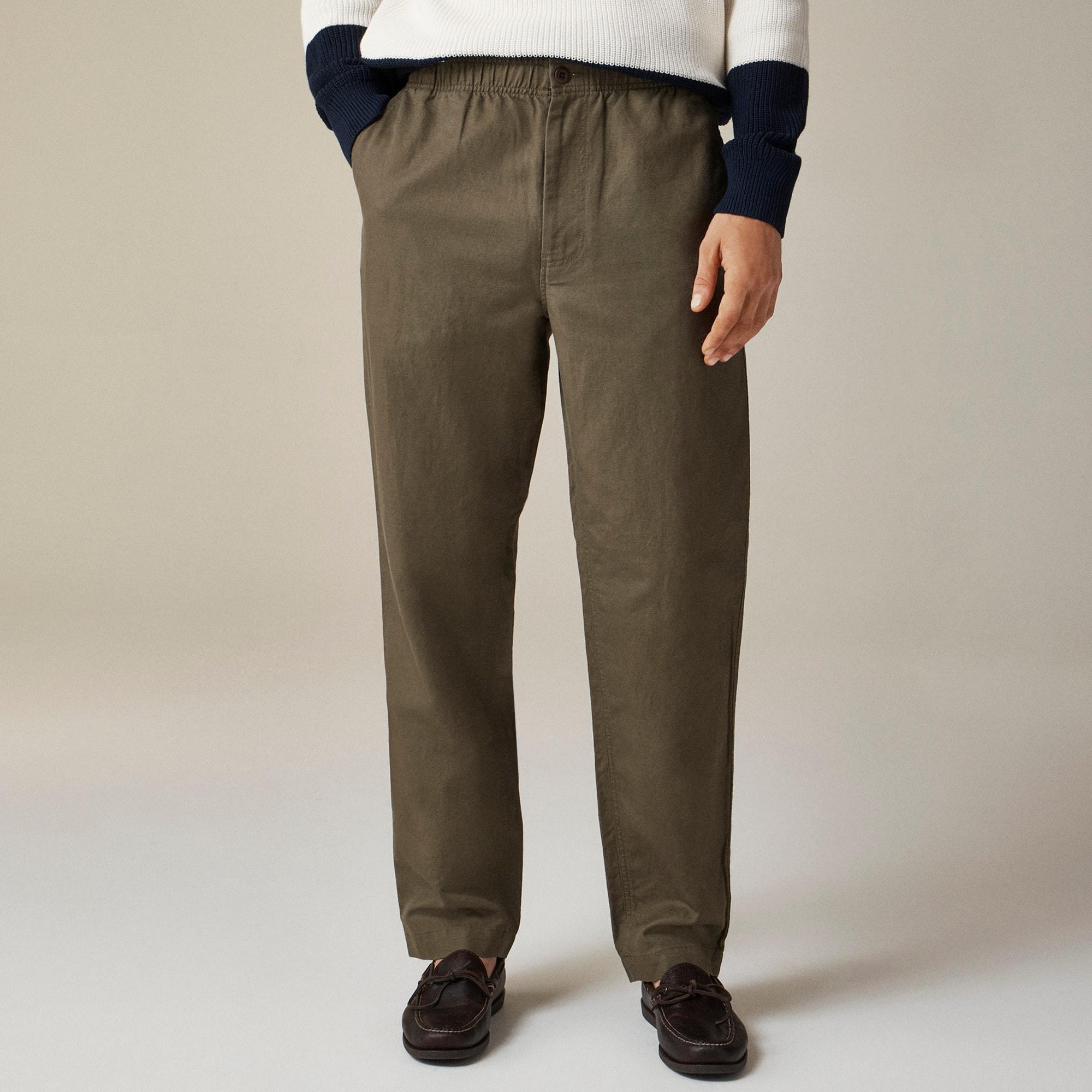 Pier pant in cotton-linen blend canvas Product Image