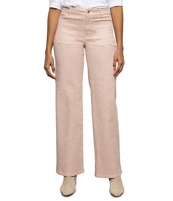 Sanctuary Marine Standard Waist Patch Pocket Wide Leg Pants Product Image