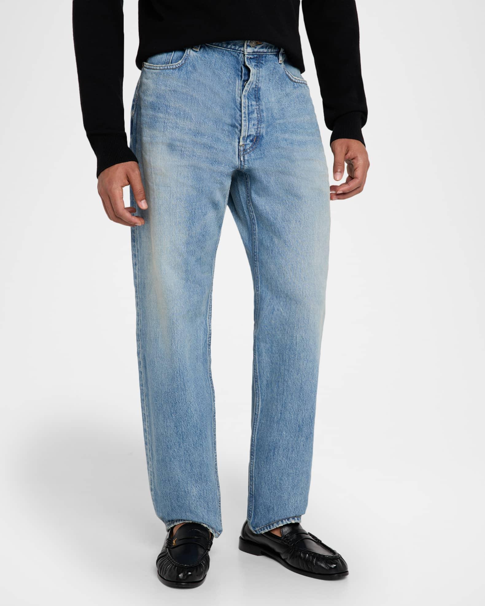 Men's Faded Jeans  Product Image