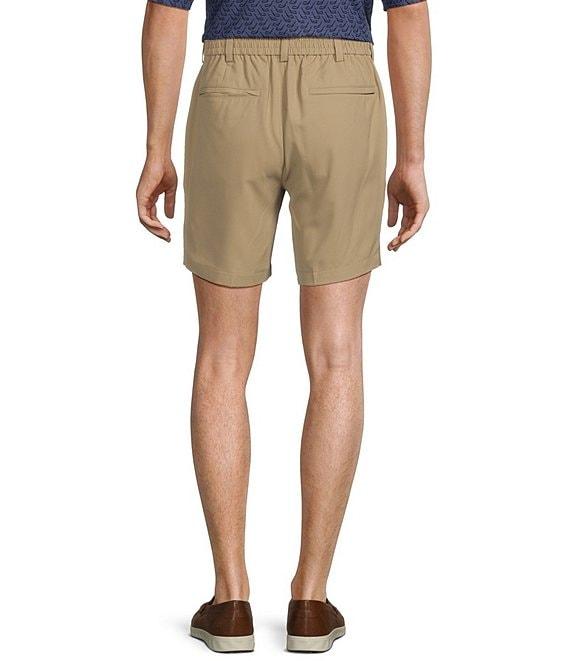 Roundtree & Yorke 7#double; Mid Rise Flat Front Performance Shorts Product Image