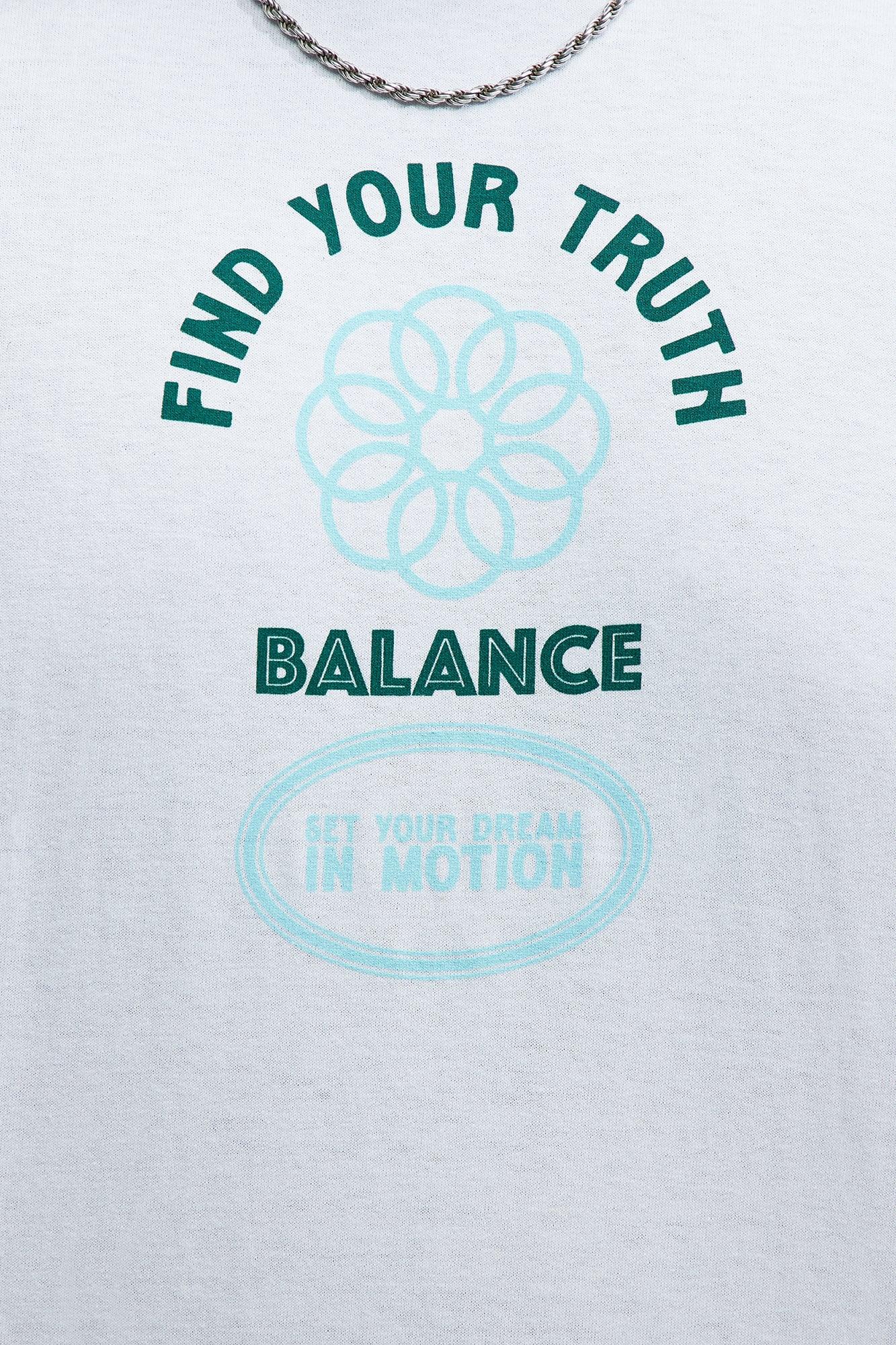Find Your Truth Short Sleeve Tee - White Product Image