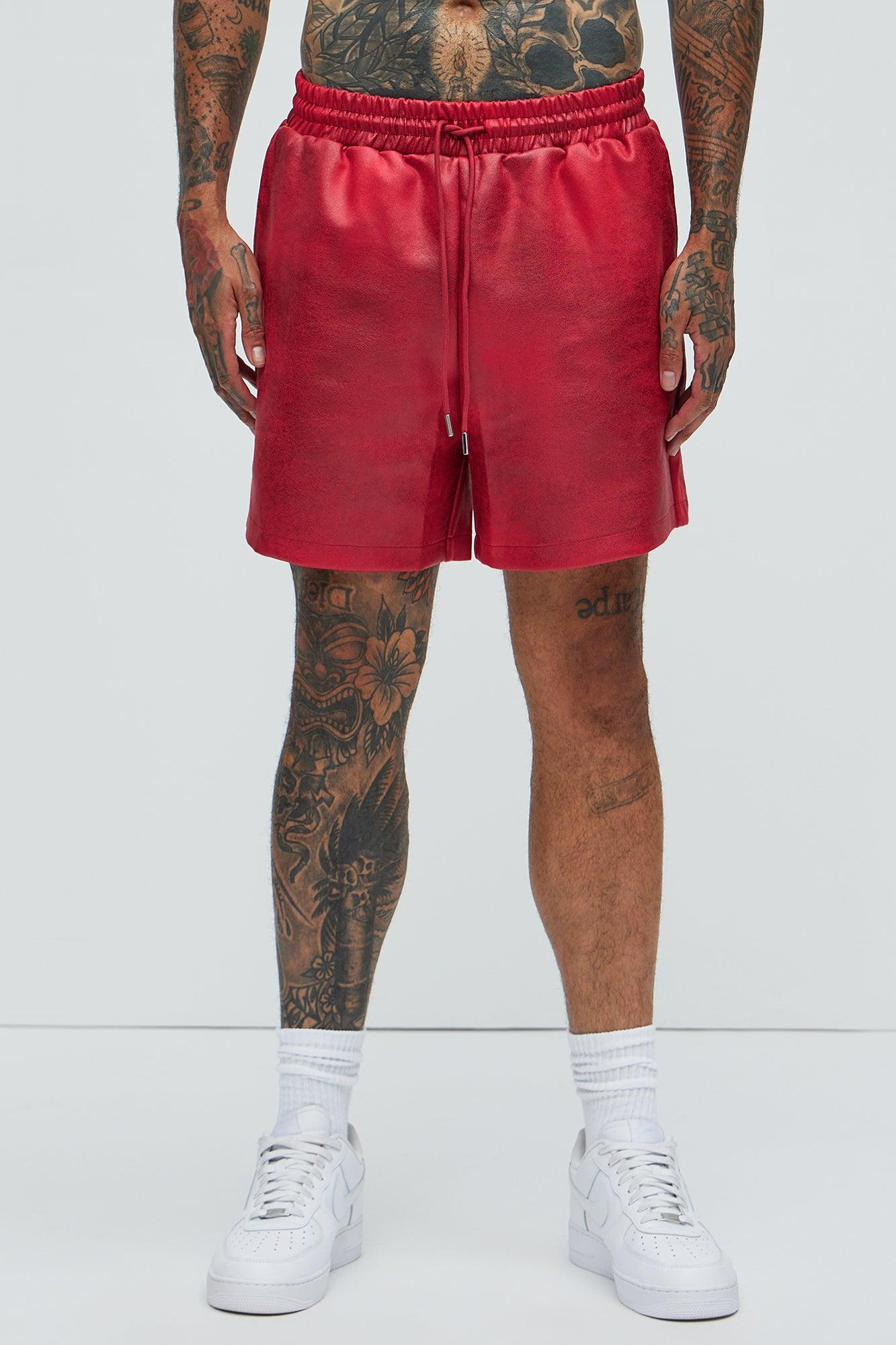 Scorched Relaxed Shorts - Red Product Image
