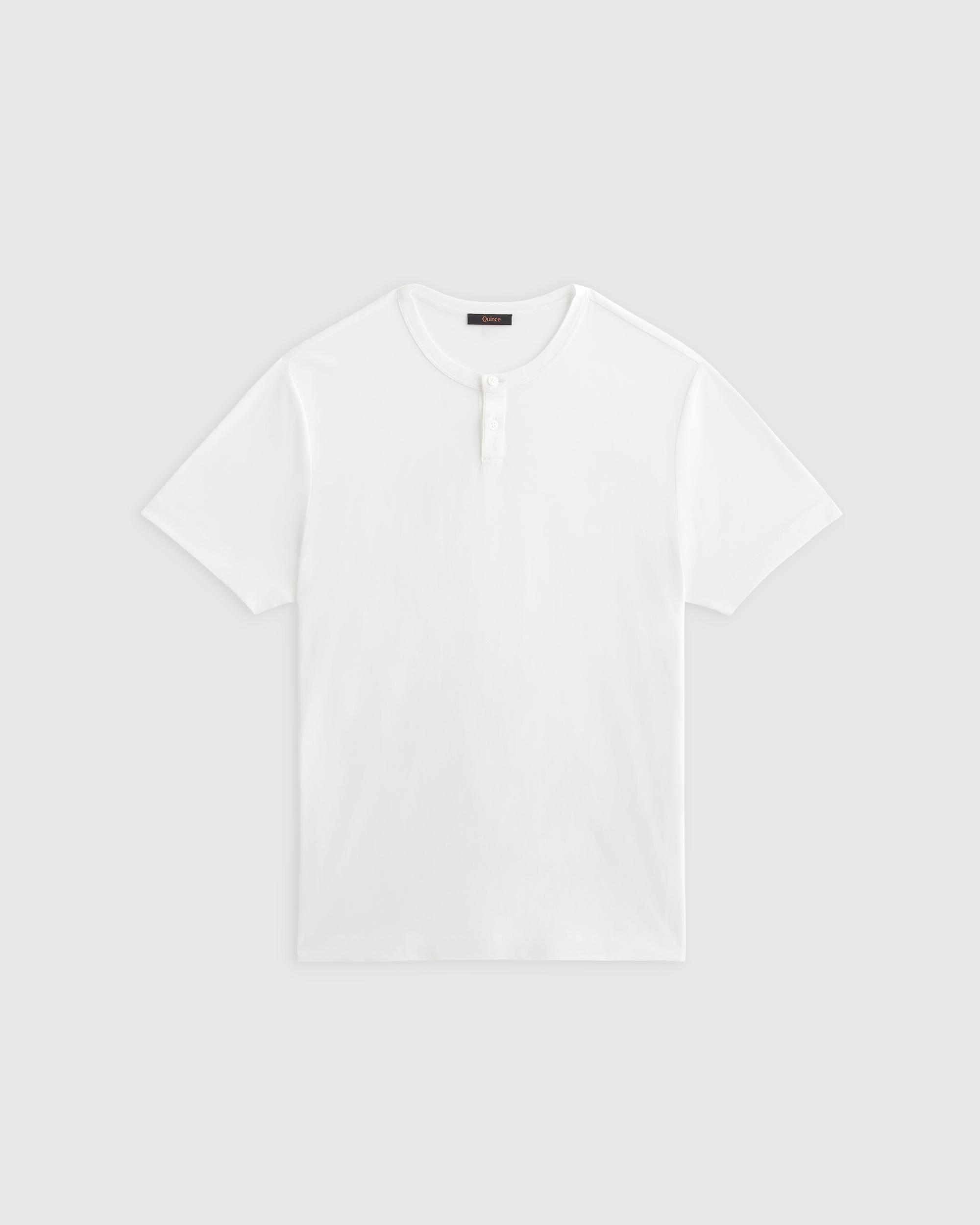Quince | Men's 100% Pima Cotton Luxe Touch Henley Size XL, Organic Cotton Product Image