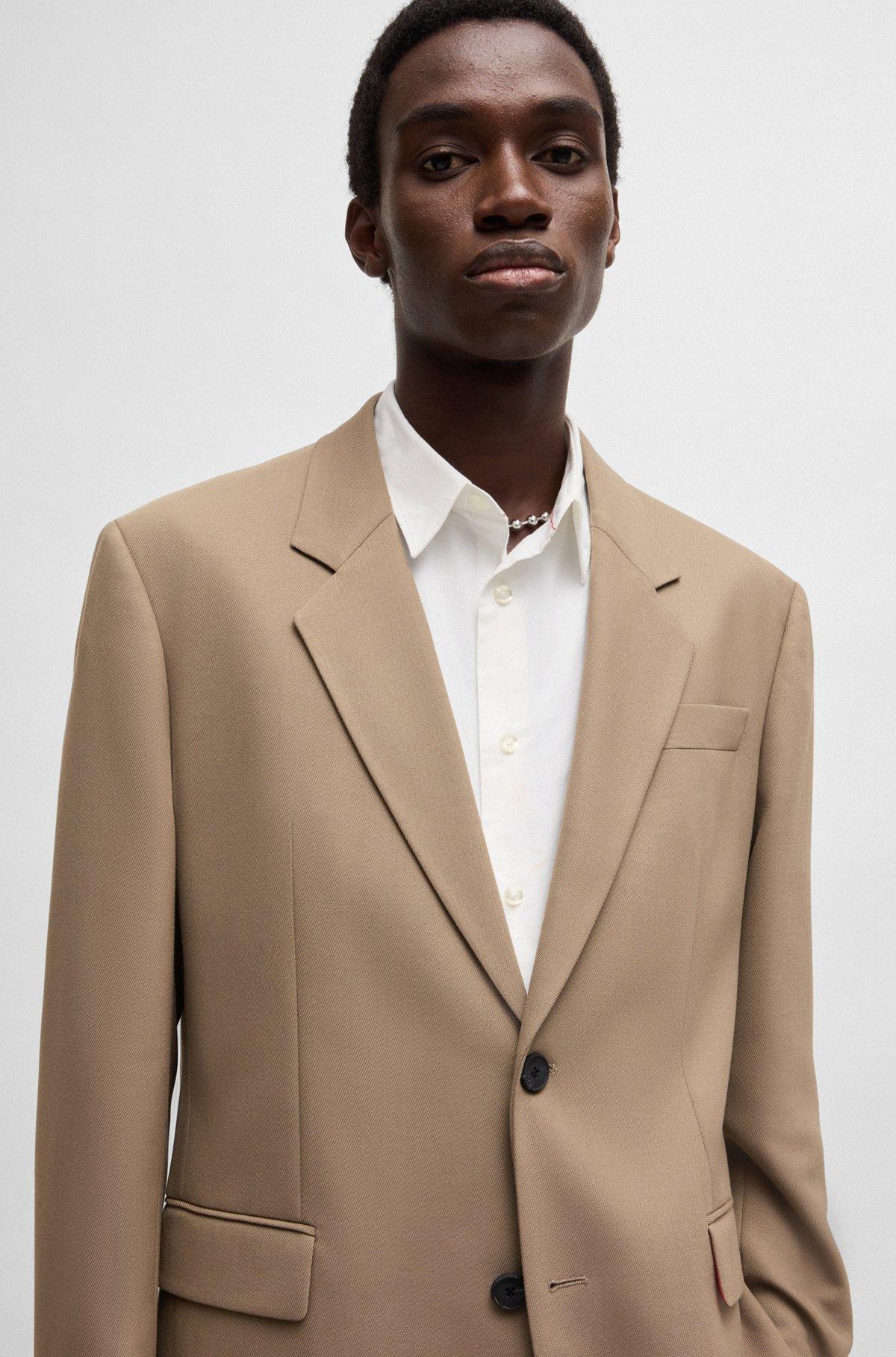 Modern-fit jacket in stretch twill with full lining Product Image