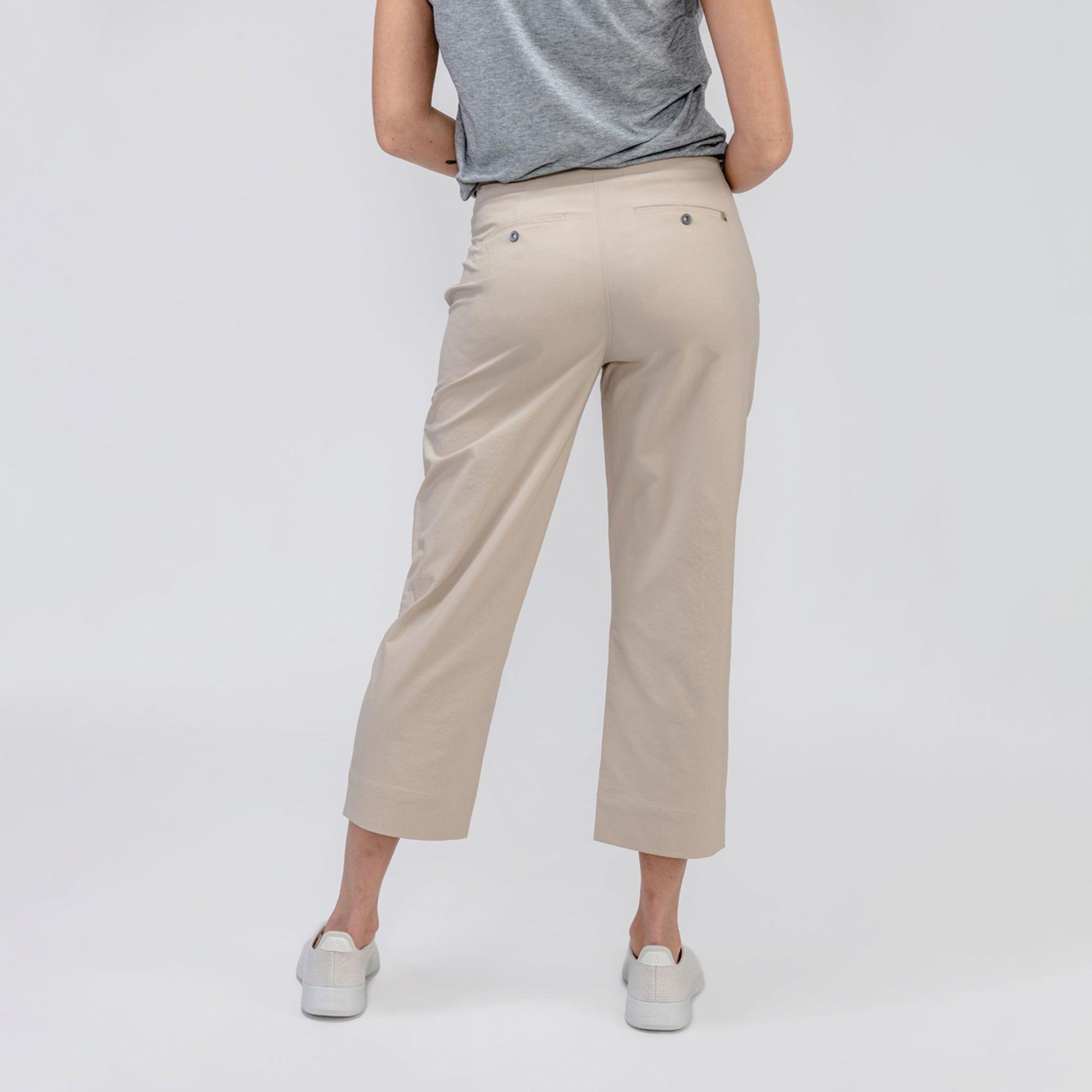 Women's Pace Poplin Cropped Chino - Buff Female Product Image