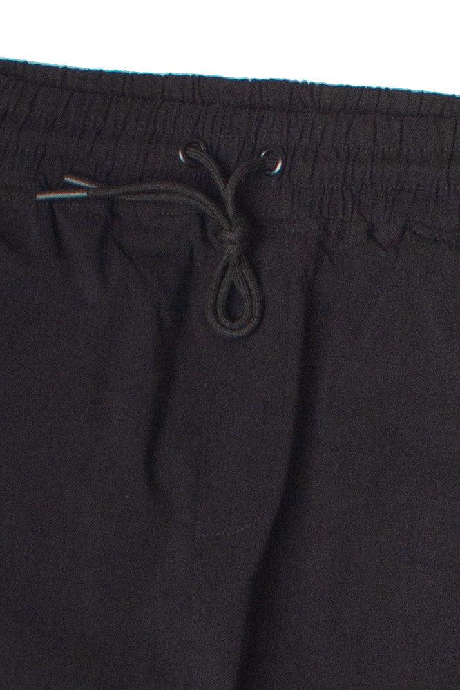 Black Twill Cargo Joggers Product Image