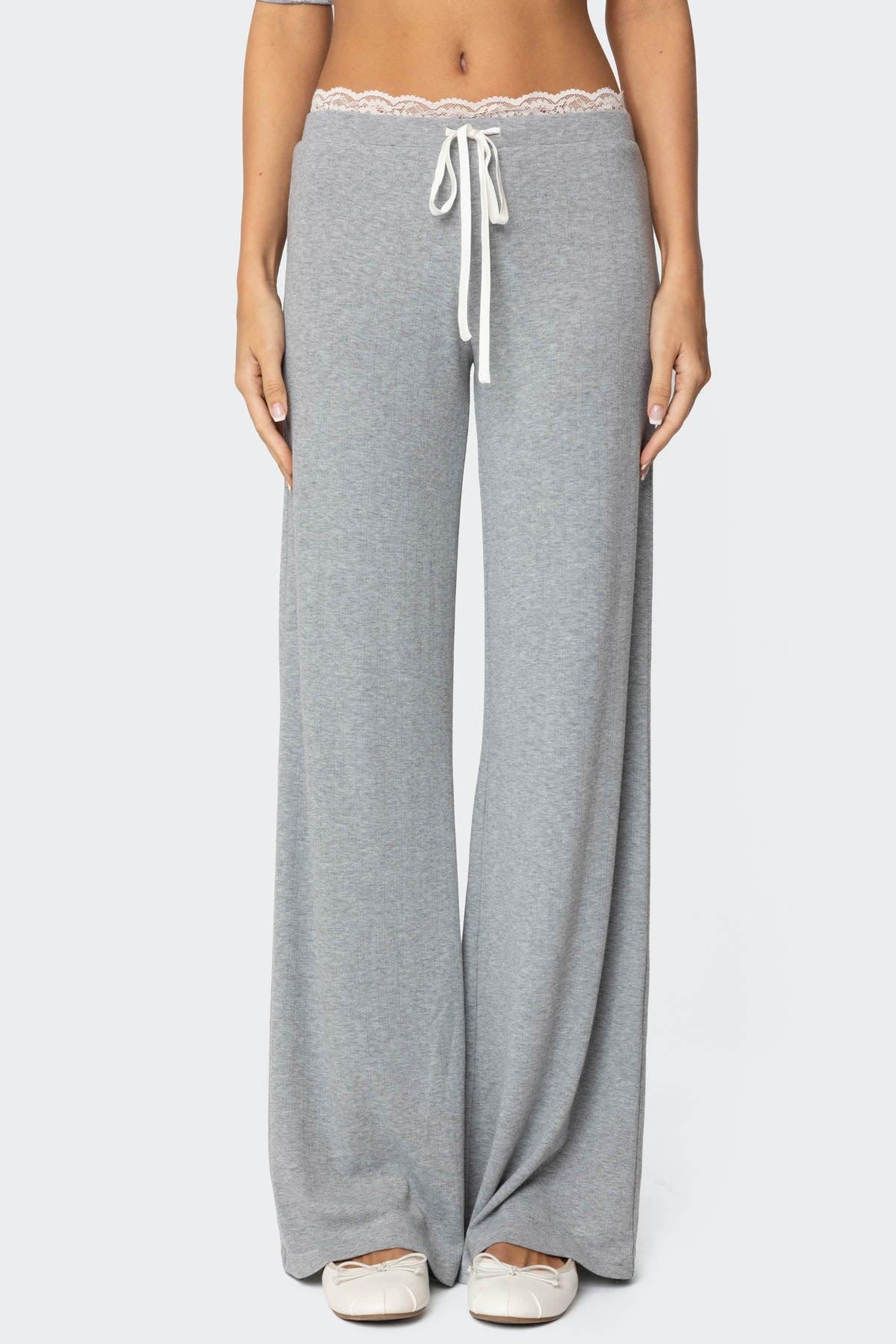 Peekaboo Lace Pants Product Image