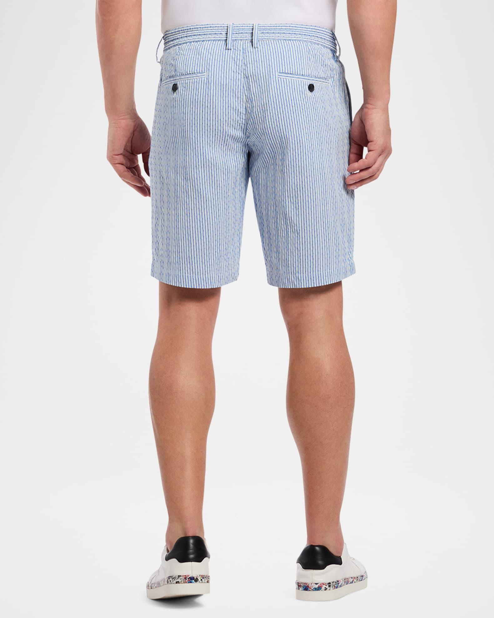 Mens Fornillo Striped Woven Drawstring Shorts Product Image