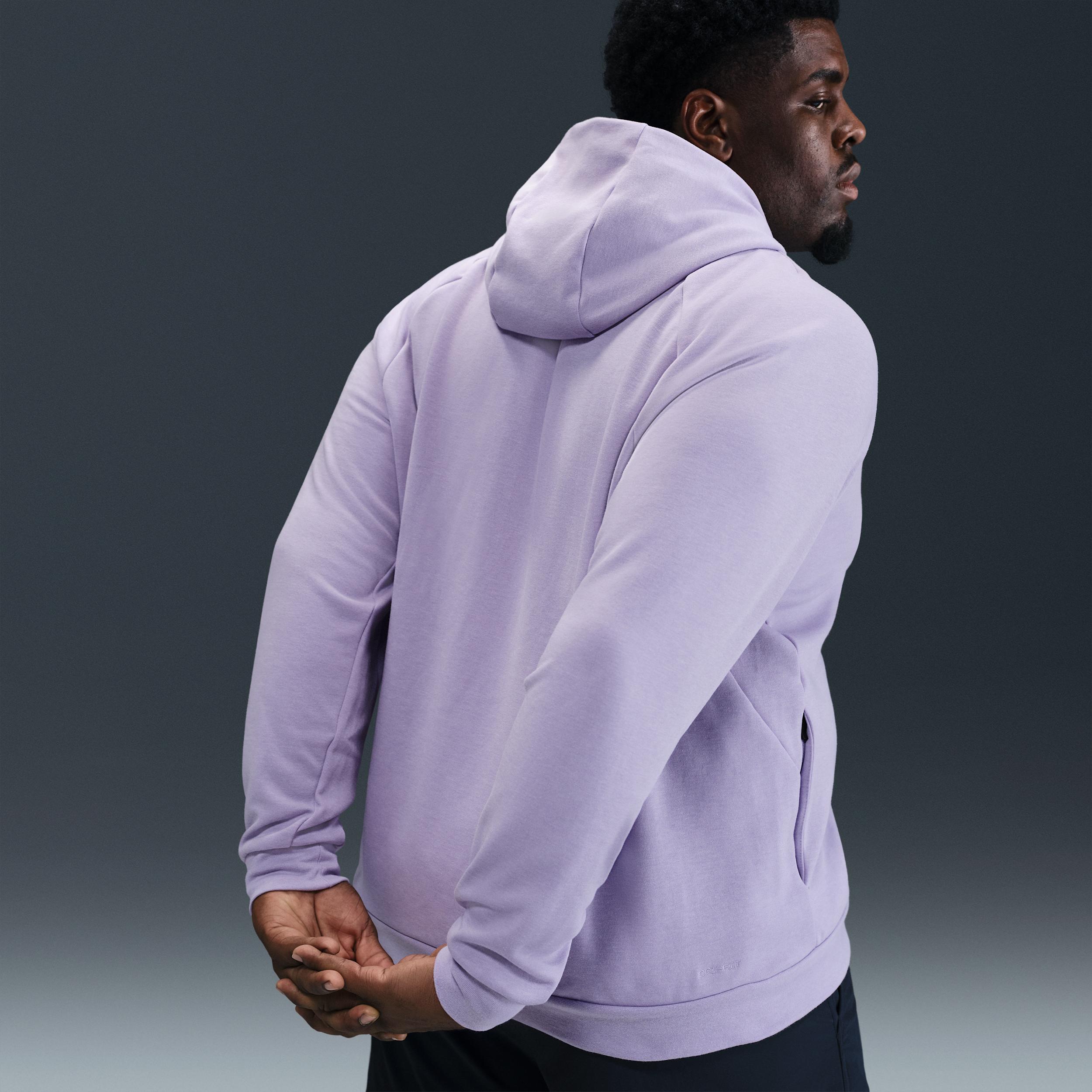 Nike Mens Primary Fleece Dri-FIT UV Pullover Performance Hoodie | FZ0969-515 Product Image