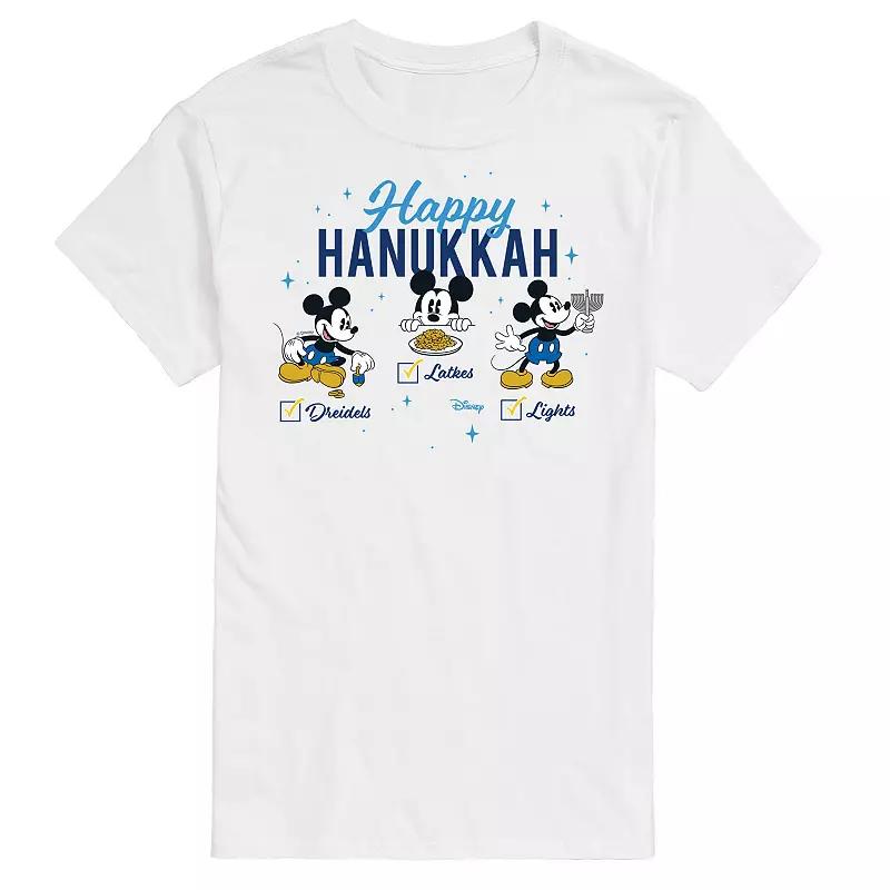 Disney's Mickey Mouse Happy Hanukkah Graphic Tee, Men's,  Product Image