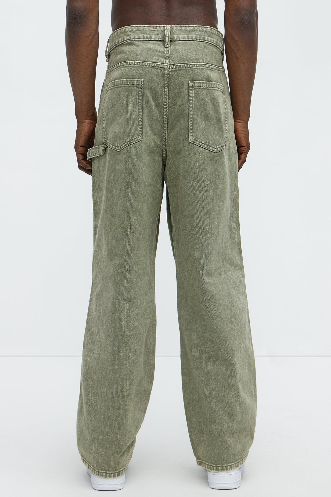 Lakewood Carpenter Baggy Jeans - Green Product Image