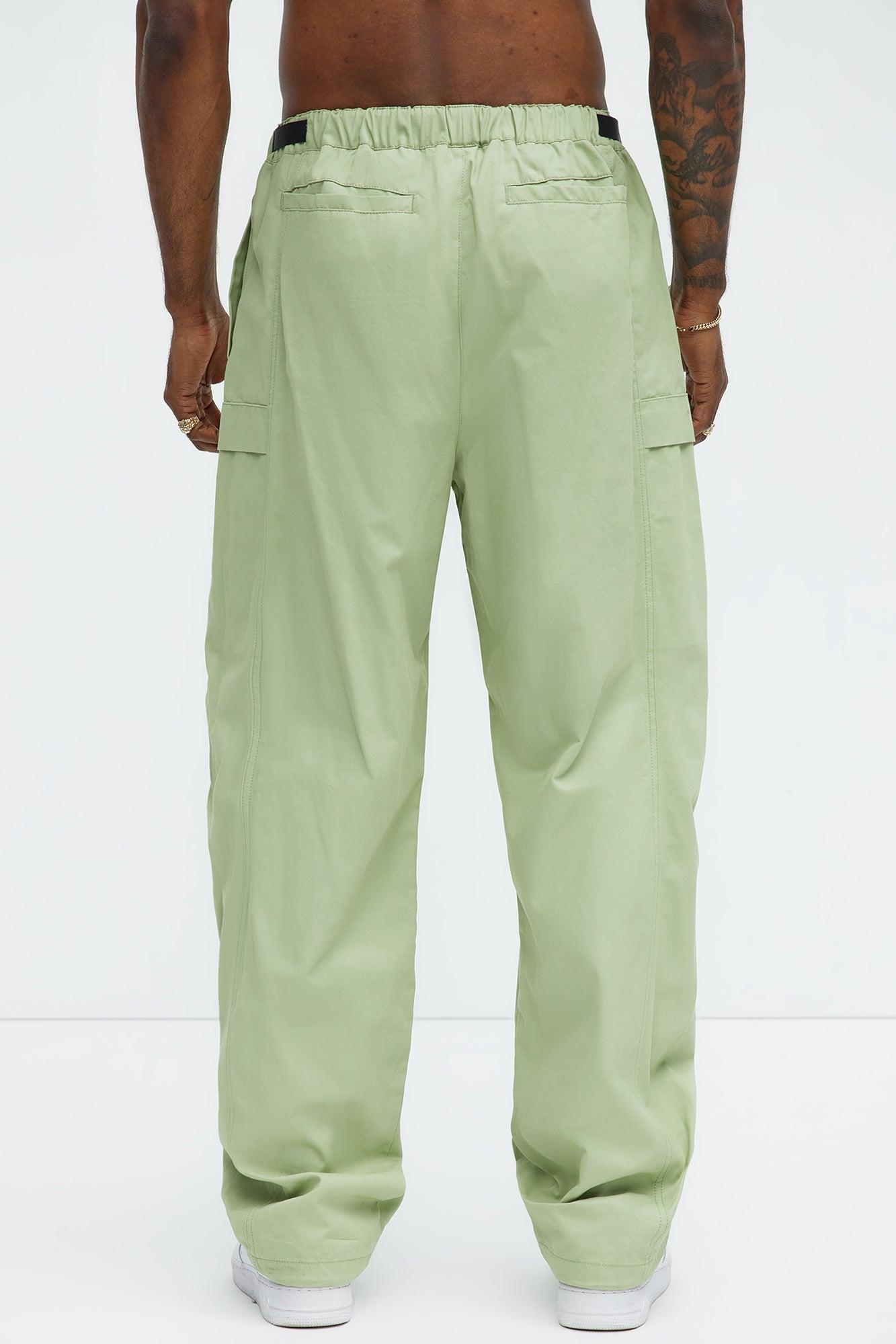 Baggy Chase Utility Cargo Pants - Sage Product Image