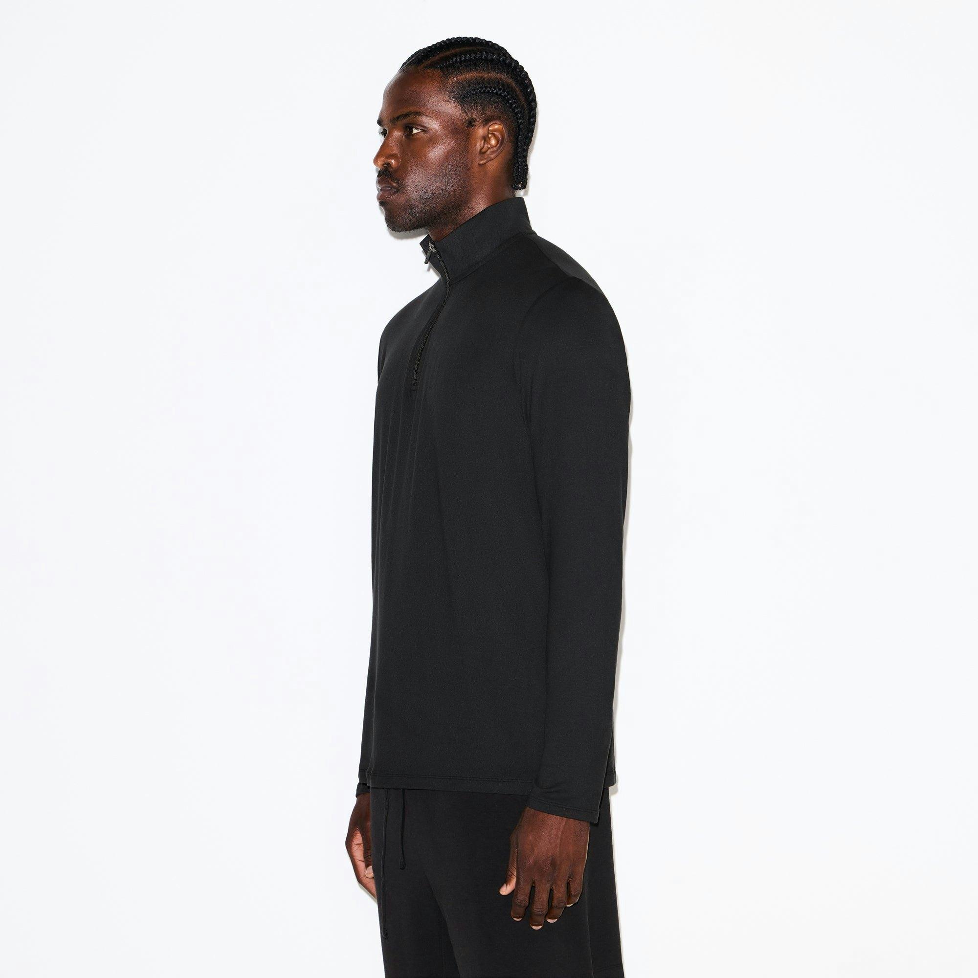 OUTDOOR JERSEY MENS QUARTER ZIP | ONYX Product Image