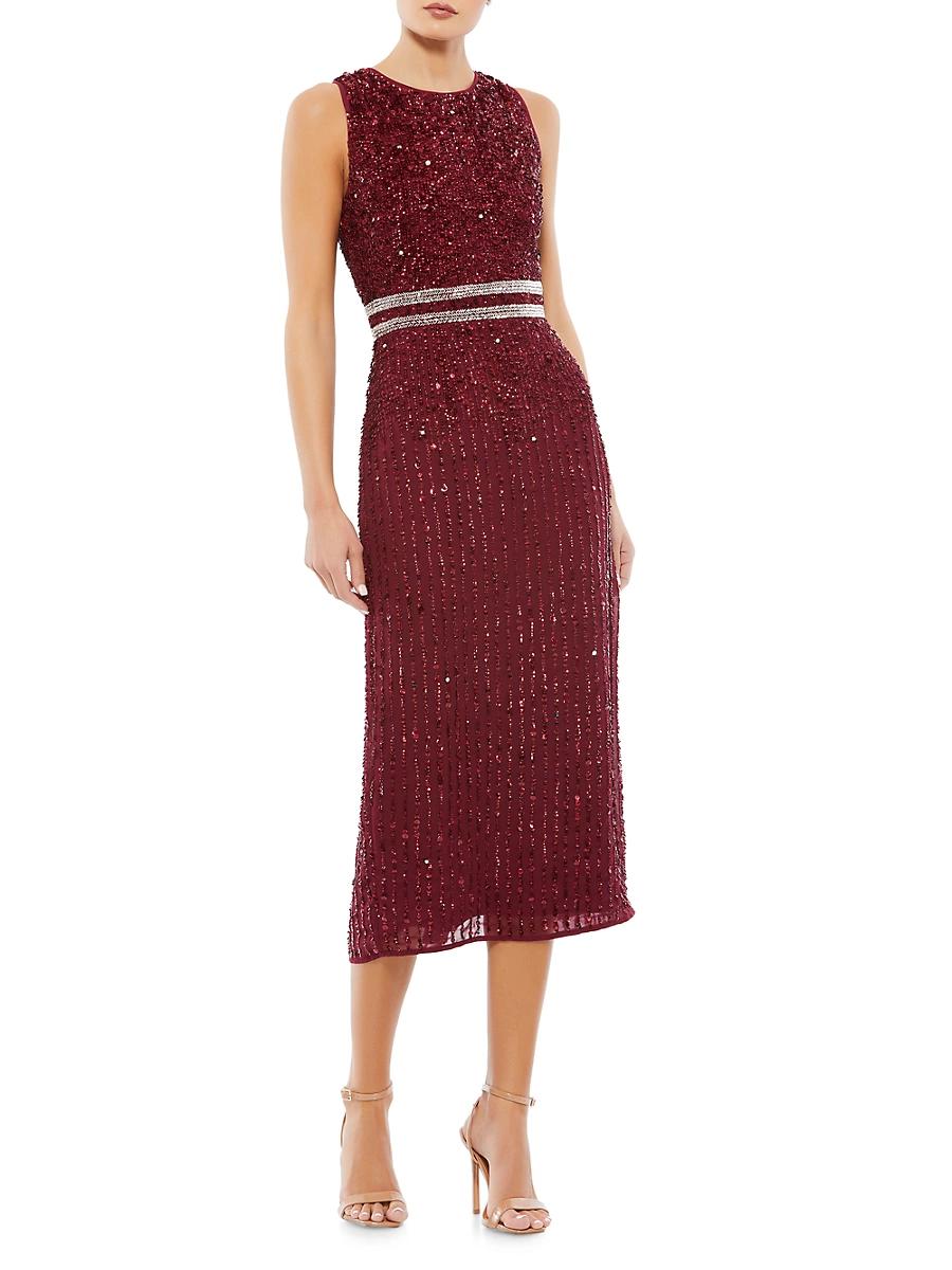 Womens Sequin Sheath Dress Product Image