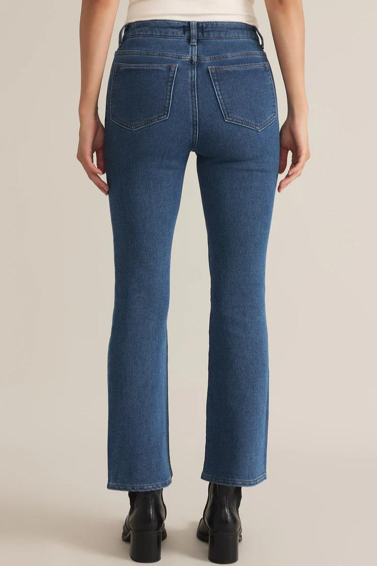 Lia Ankle Kick Flare Denim Pant Product Image