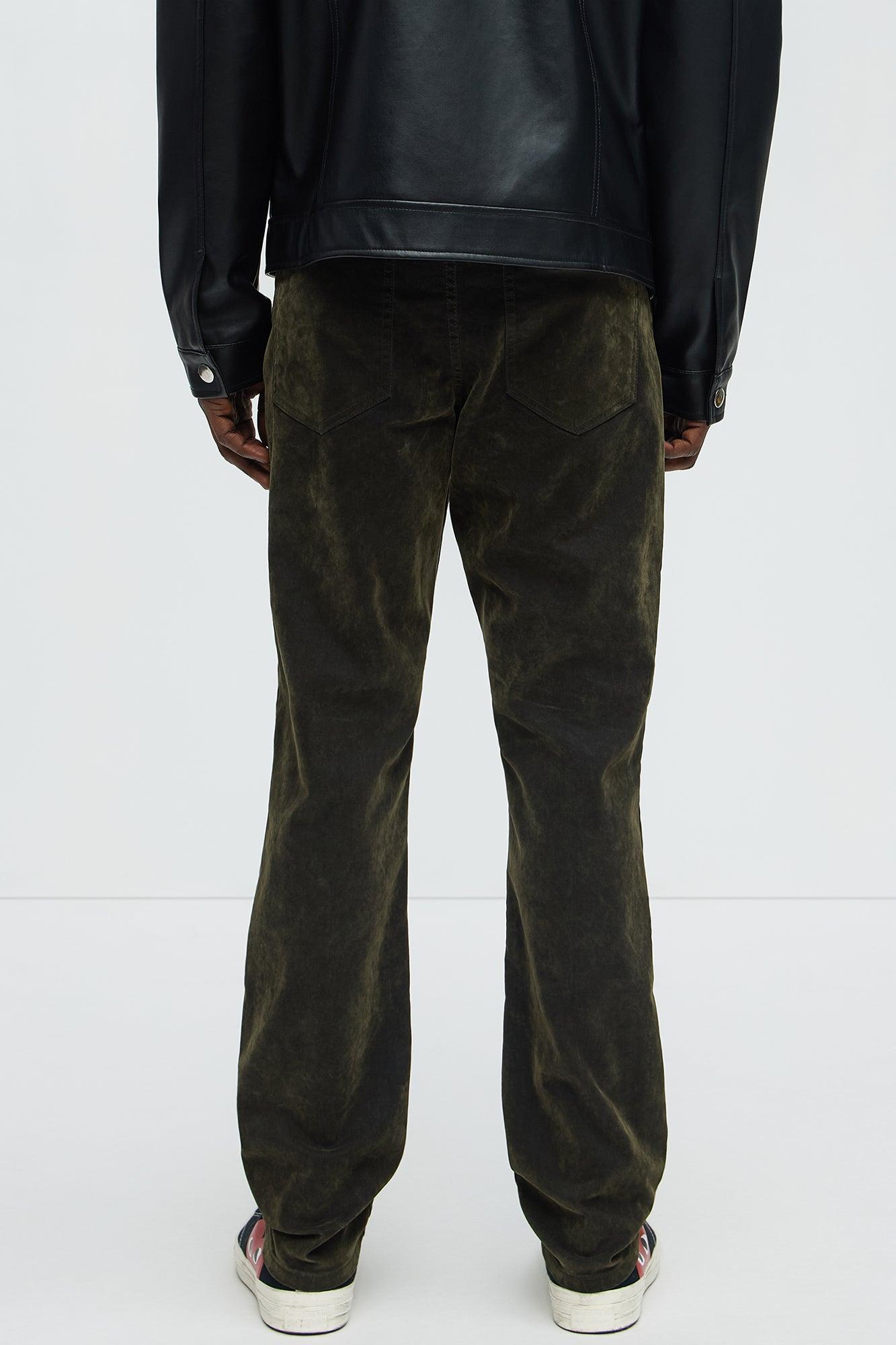 What The Flock Slim Jeans - Olive Product Image