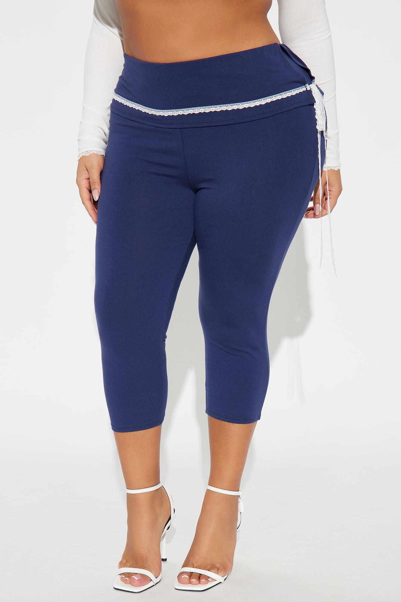 A New Direction Capri Legging - Navy Product Image