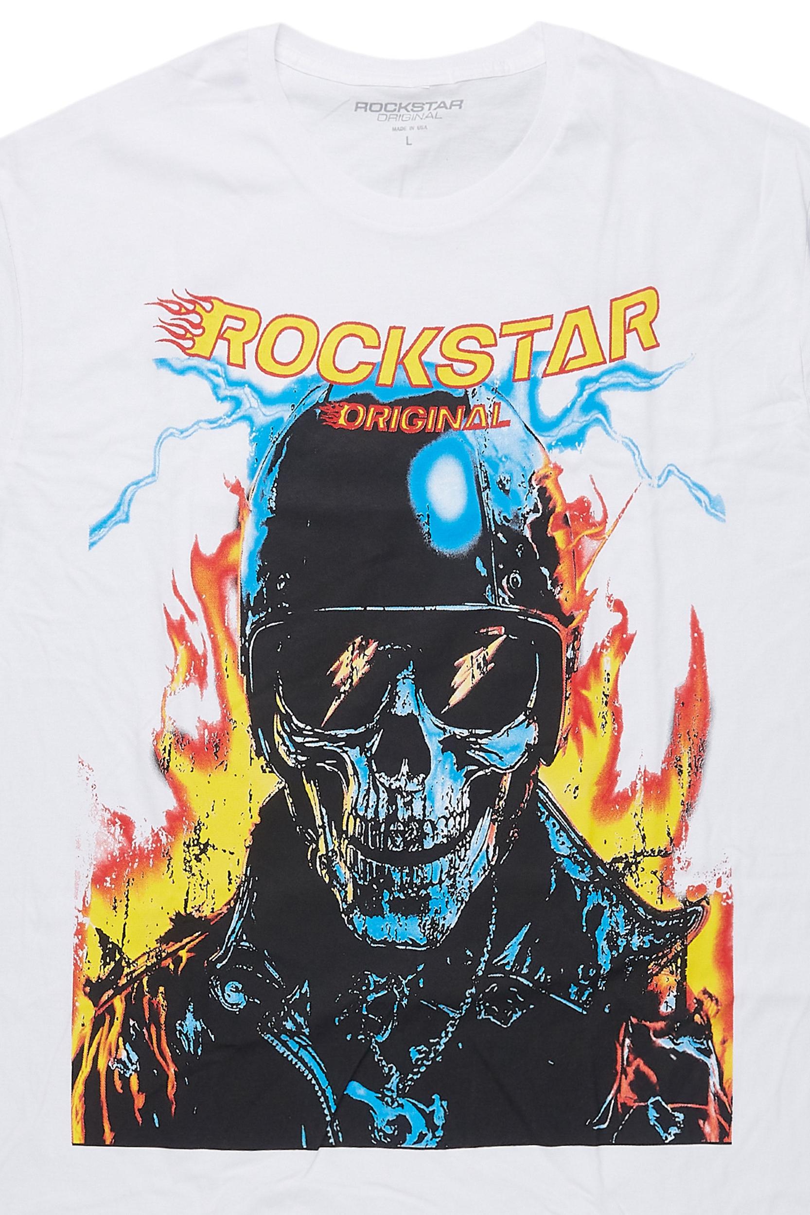 StarLane Light Blue Stacked Flare Jean Male Product Image