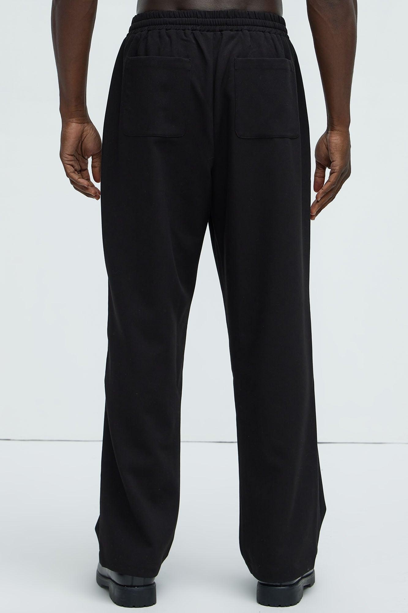 Ronan Straight Trousers - Black Product Image