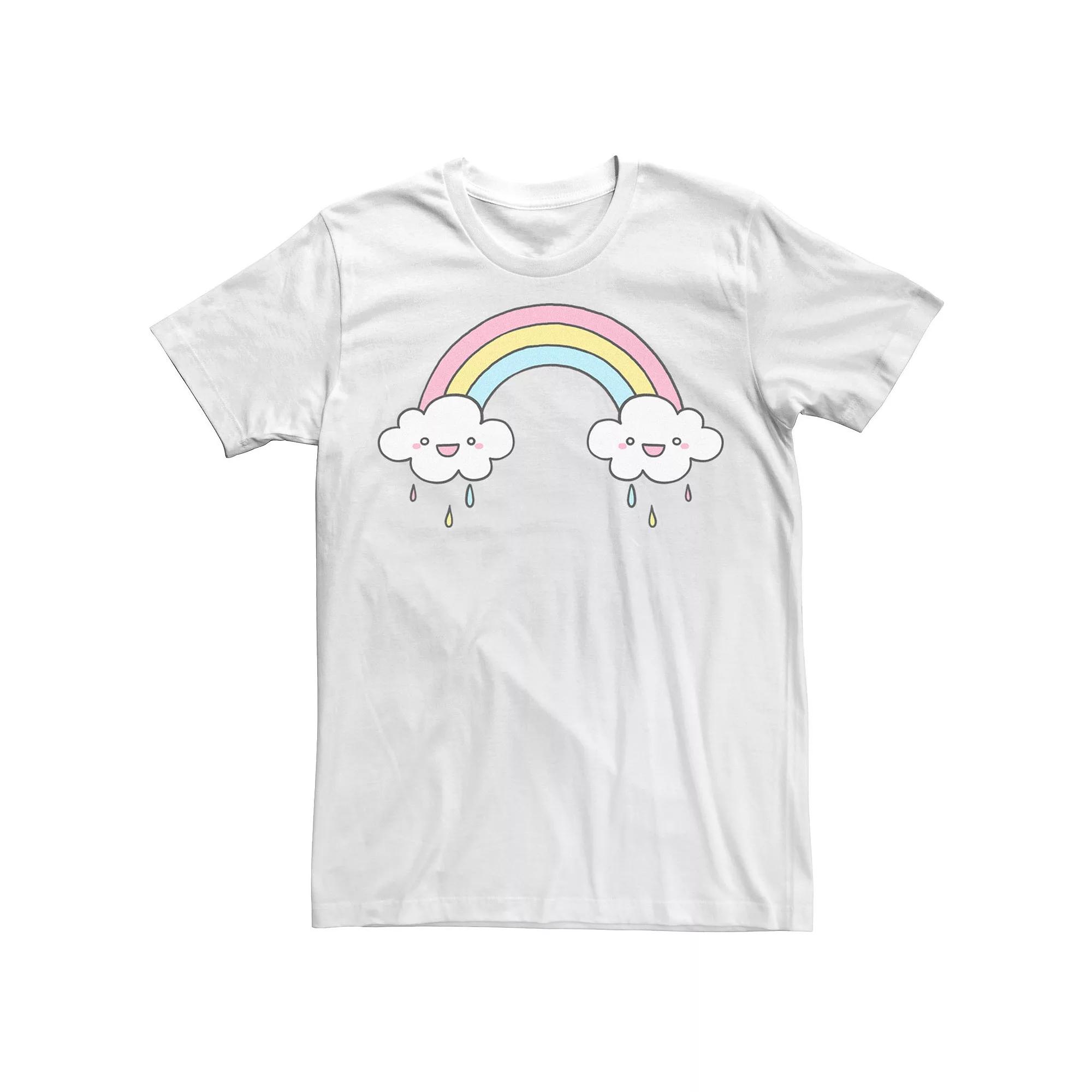 Men's Rainbow Rain Cloud Smiles Tee,  Product Image