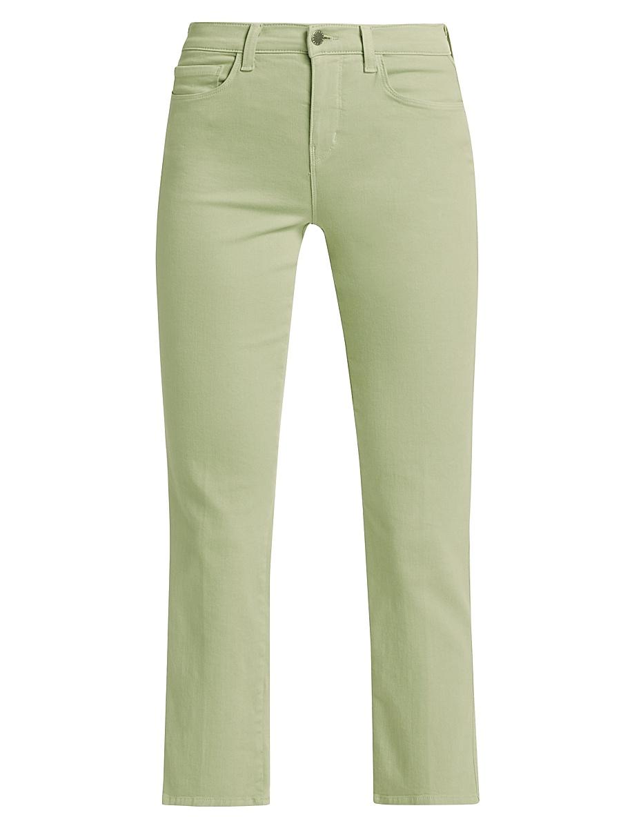 Womens Alexia High-Rise Cropped Cigarette Jeans Product Image