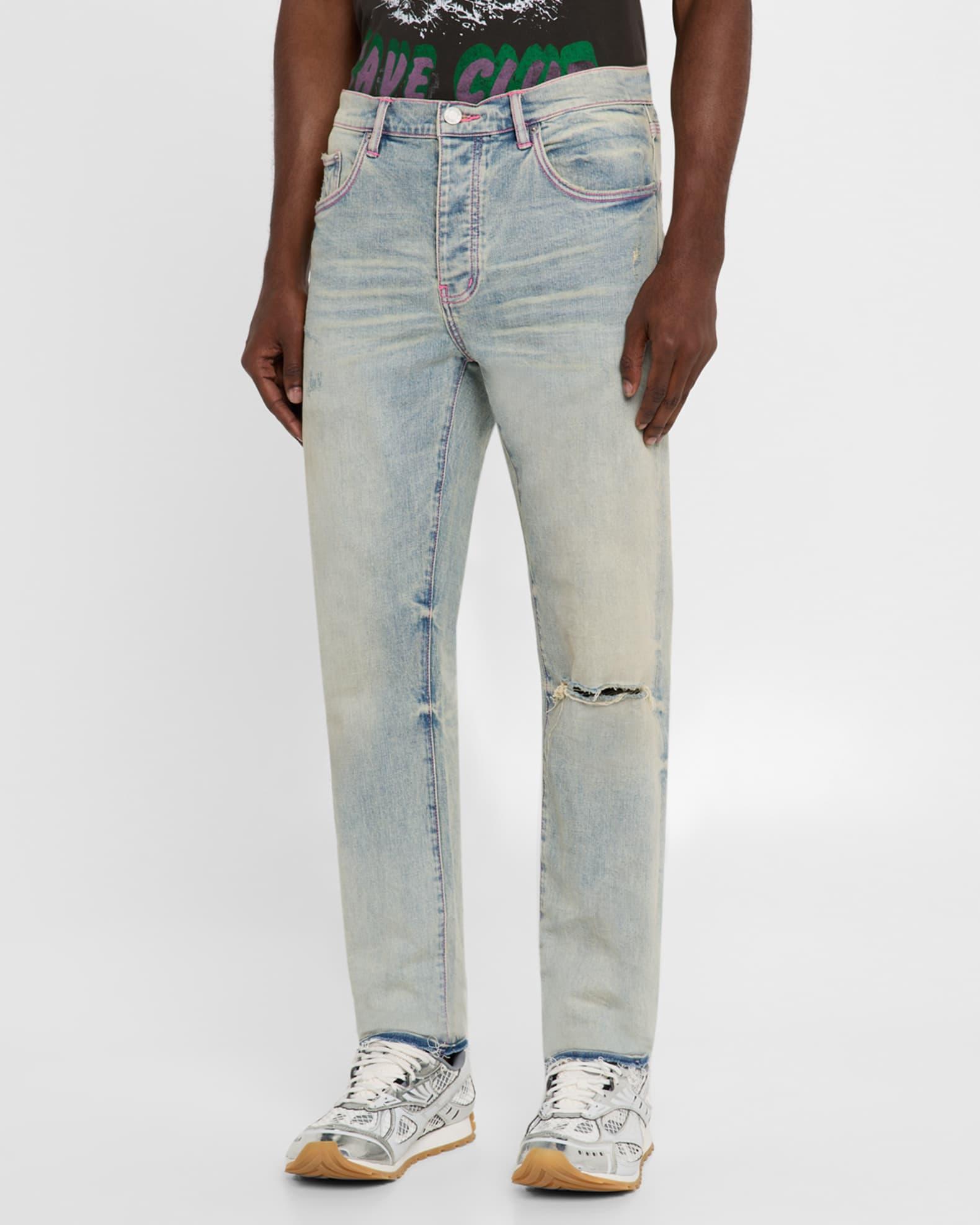 Men's P001 Distressed Jeans Product Image