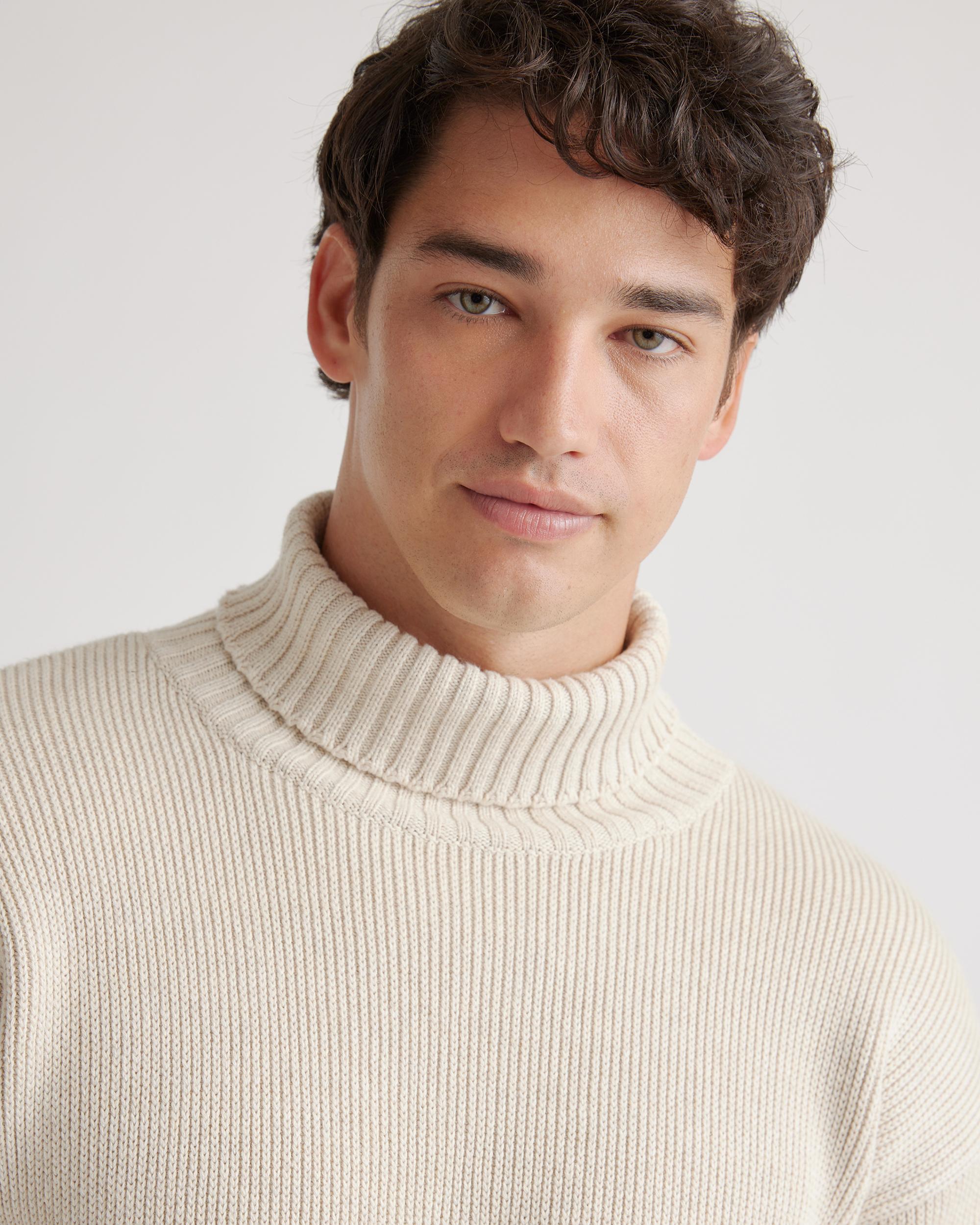Quince | Men's Turtleneck Sweater Organic Cotton Product Image