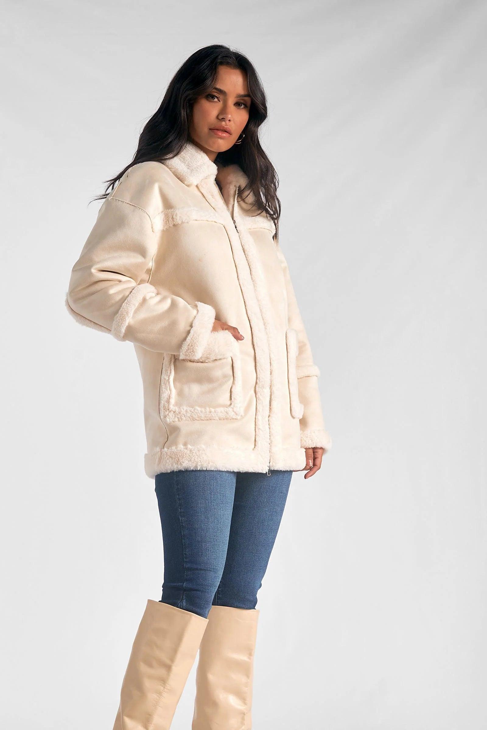 3/4 Sherpa Jacket Product Image