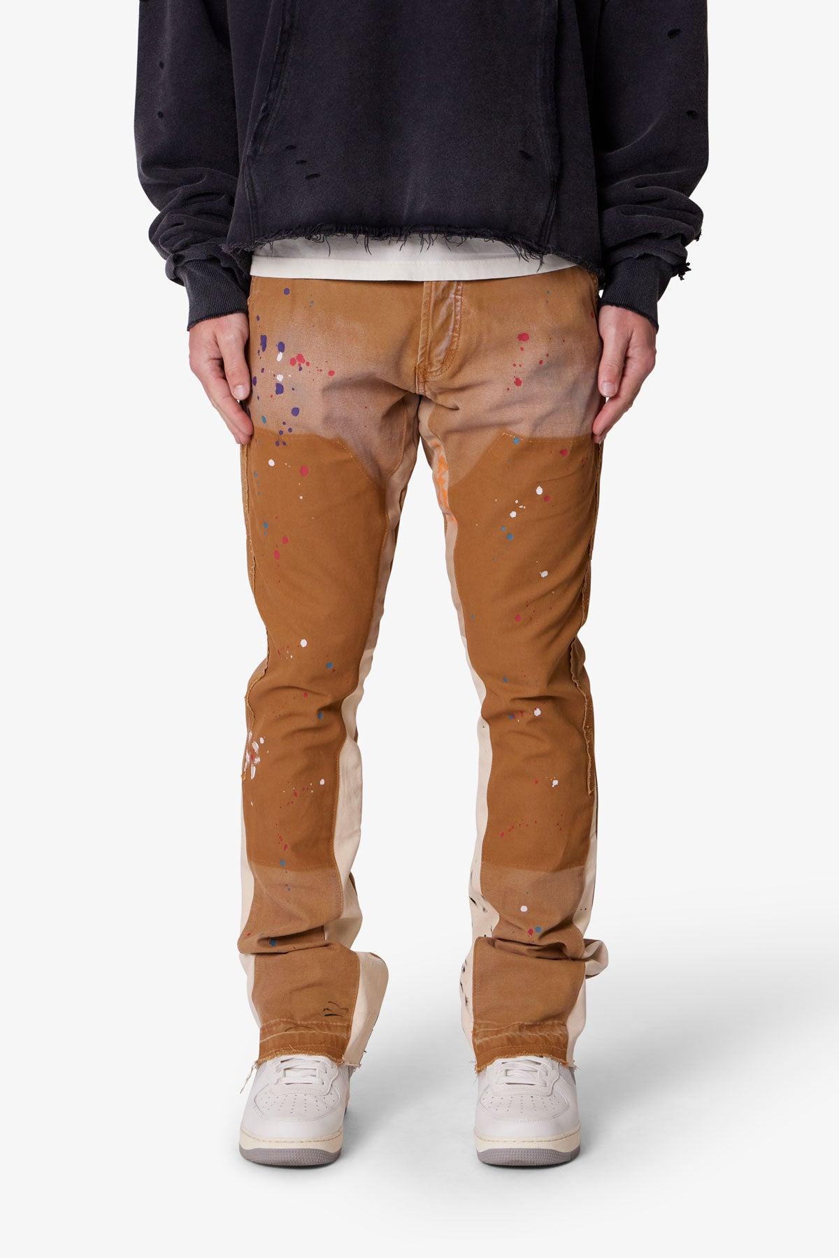 B243 Flare Denim - Brown Product Image