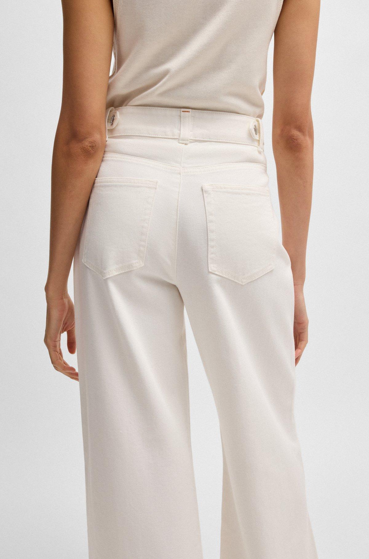 Relaxed-fit trousers in cotton twill Product Image