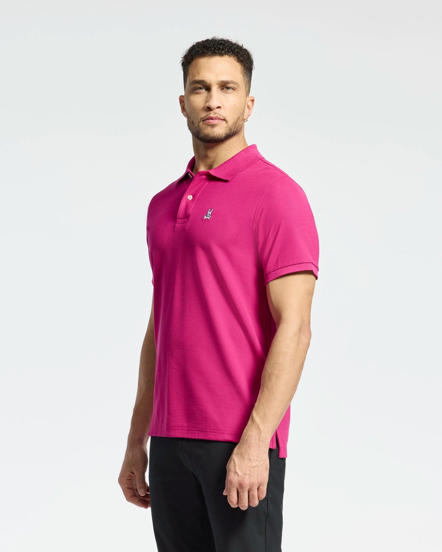 MENS CLASSIC PIQUE POLO SHIRT - B6K001CRPC Male Product Image