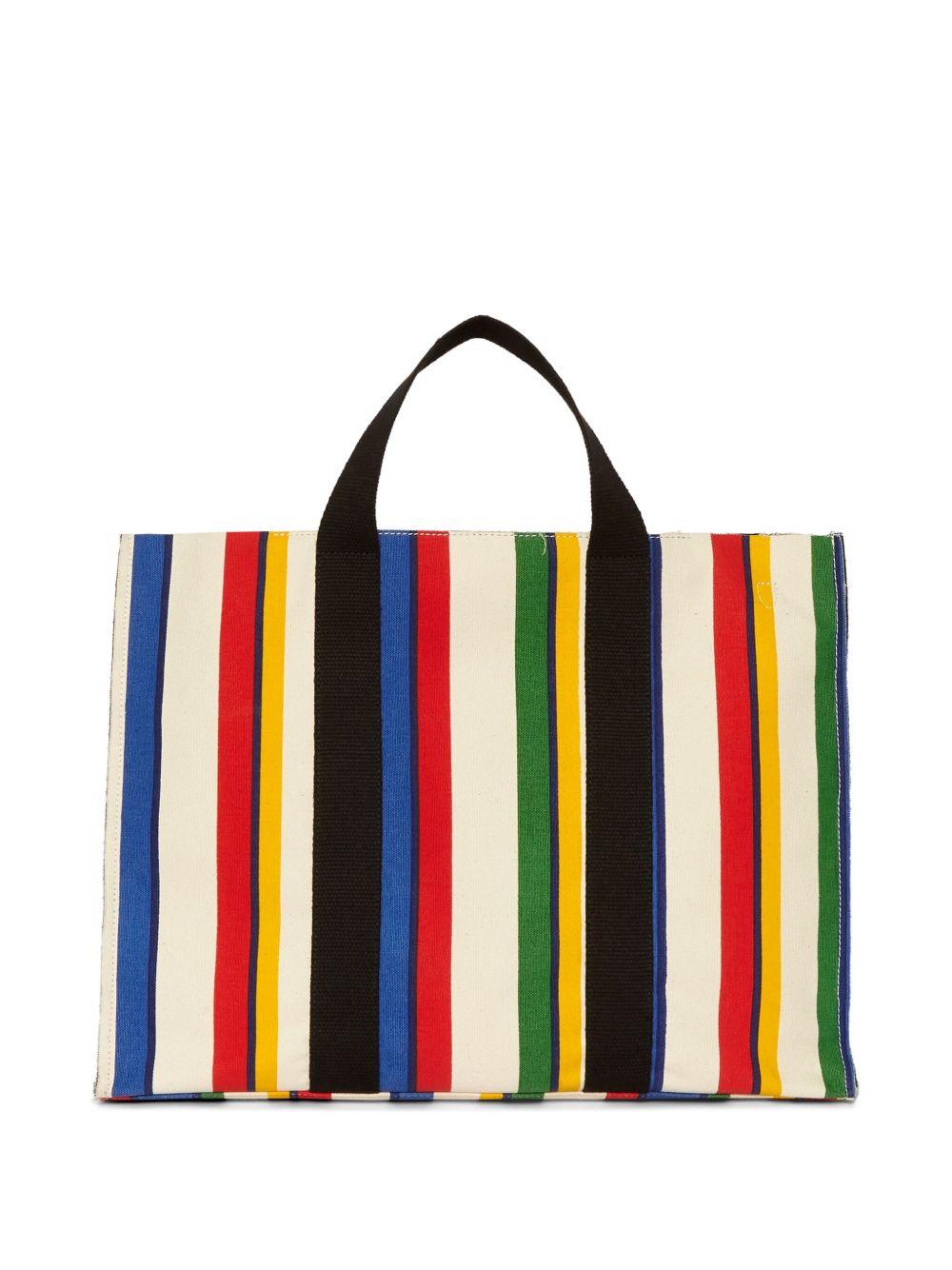 striped tote bag Product Image