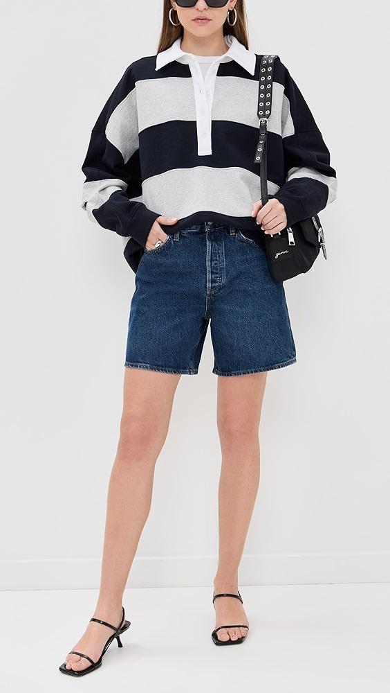 AGOLDE Dame High Rise Baggy Shorts | Shopbop Product Image