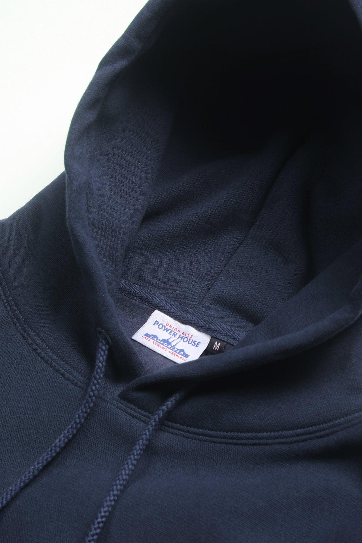 Heavyweight 12oz Logo Hoodie - Navy Product Image
