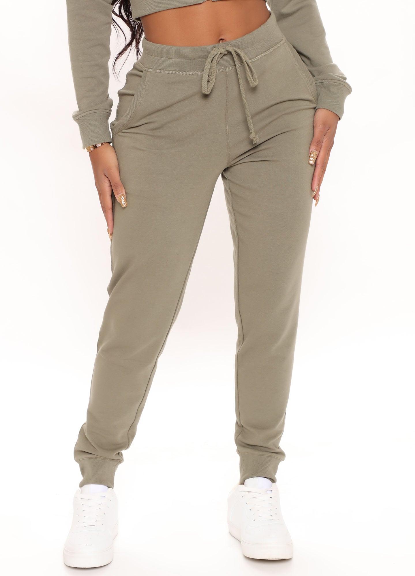 Latest And Greatest French Terry Jogger - Olive Product Image