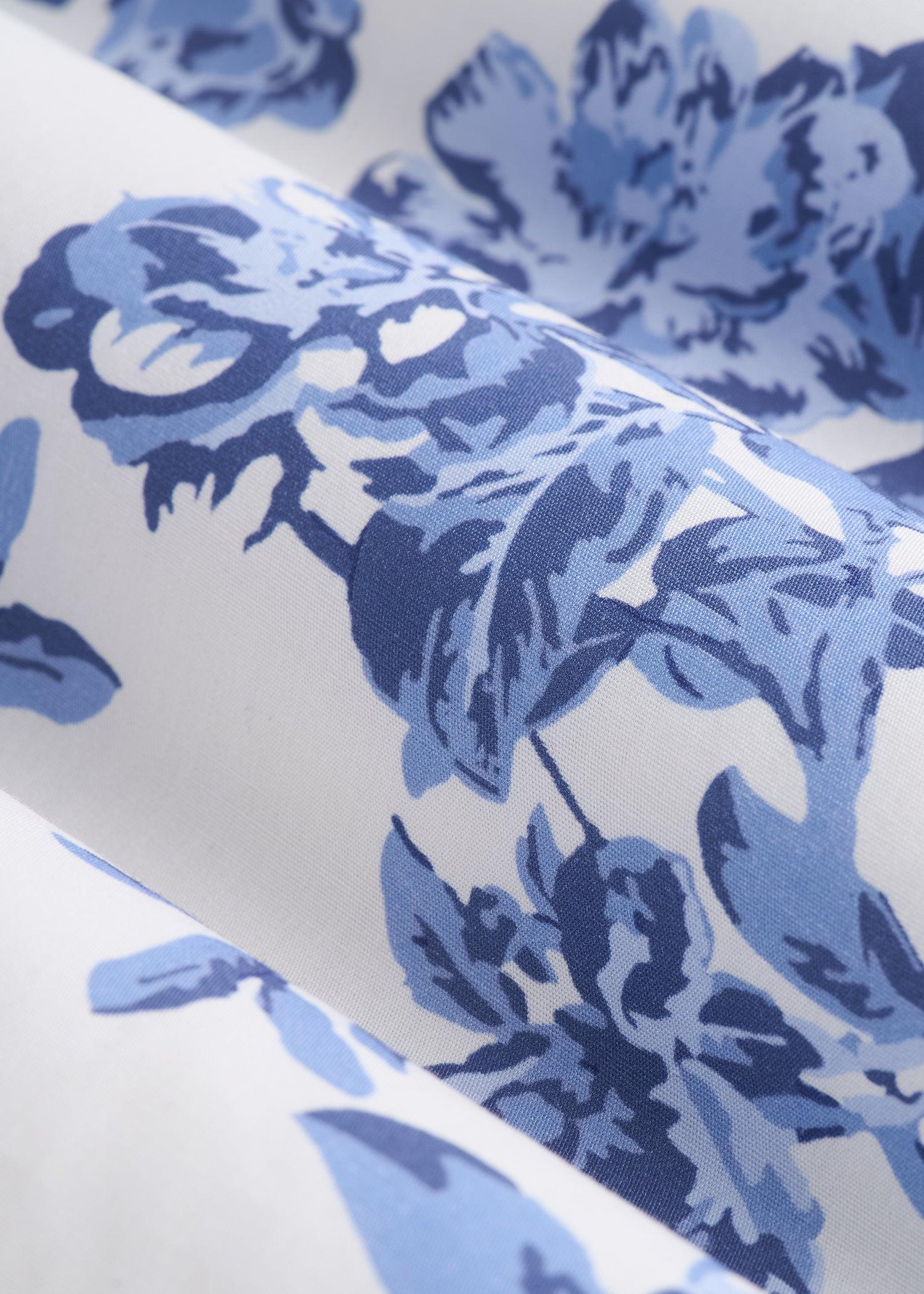 Tiered Cotton Maxi Skirt for Tall Women in Floral Bloom Female Product Image