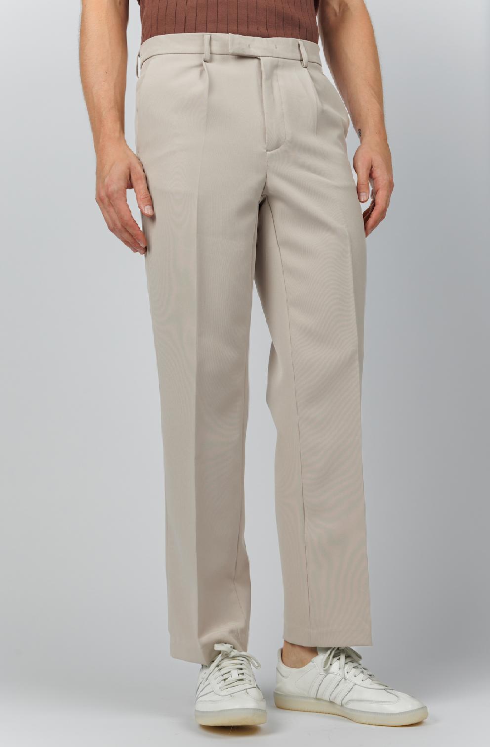 Comfort Stretch Straight Leg Trouser in Camel Product Image