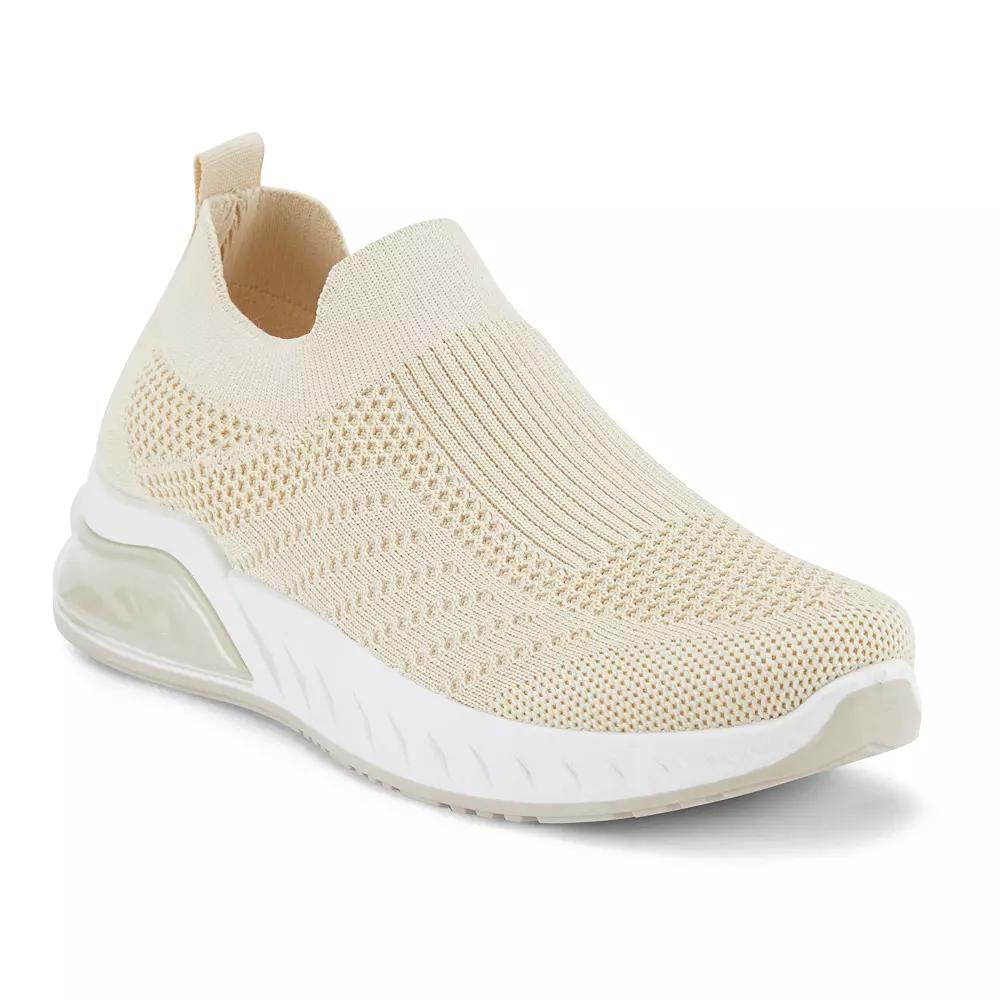 Henry Ferrera By Charming Lady Womens Tendy Comfort Fashion Sneakers Beig Green Product Image