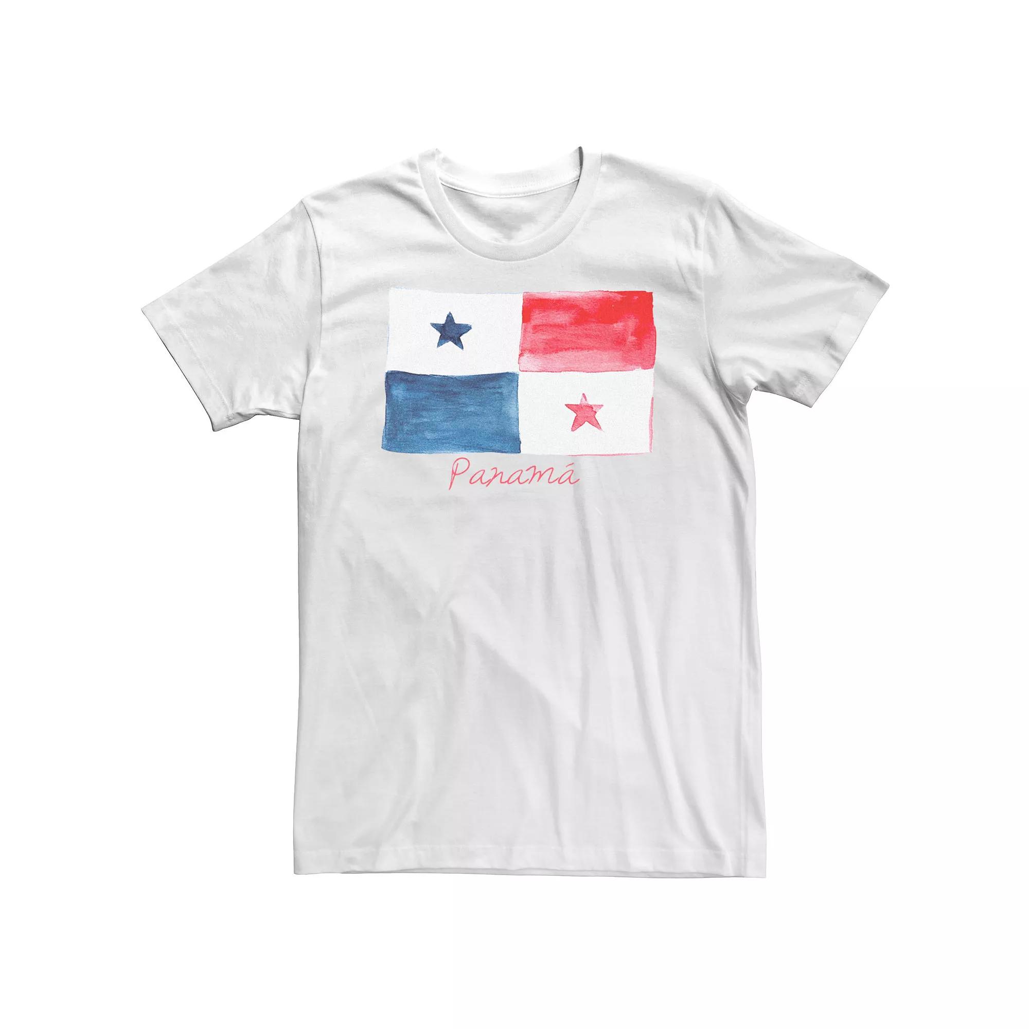 Big & Tall HHM Panama Flag Watercolor Tee, Men's,  Product Image