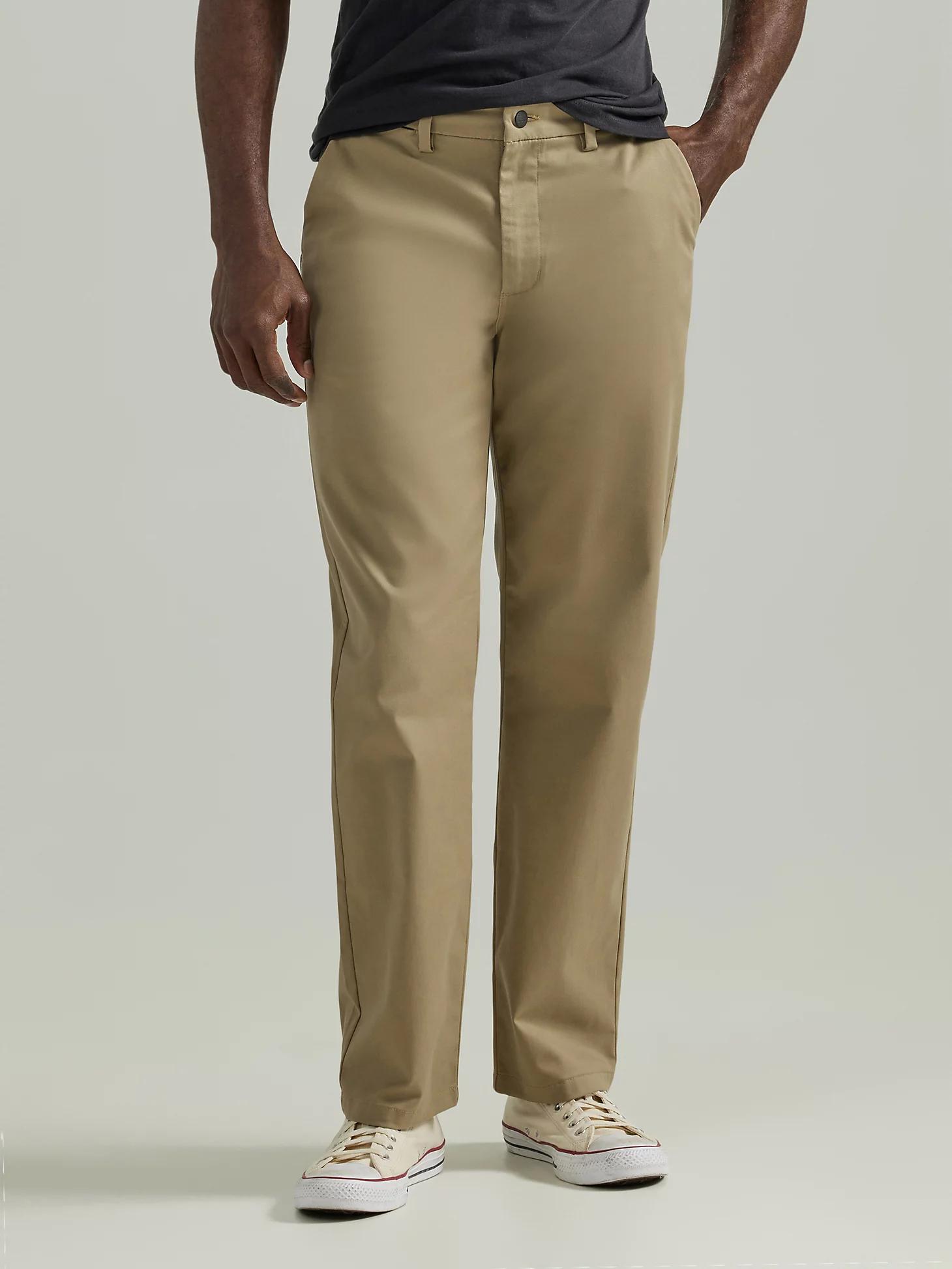 Men's Legendary Relaxed Straight Flat Front Pant | Men's Pants | Lee® Product Image