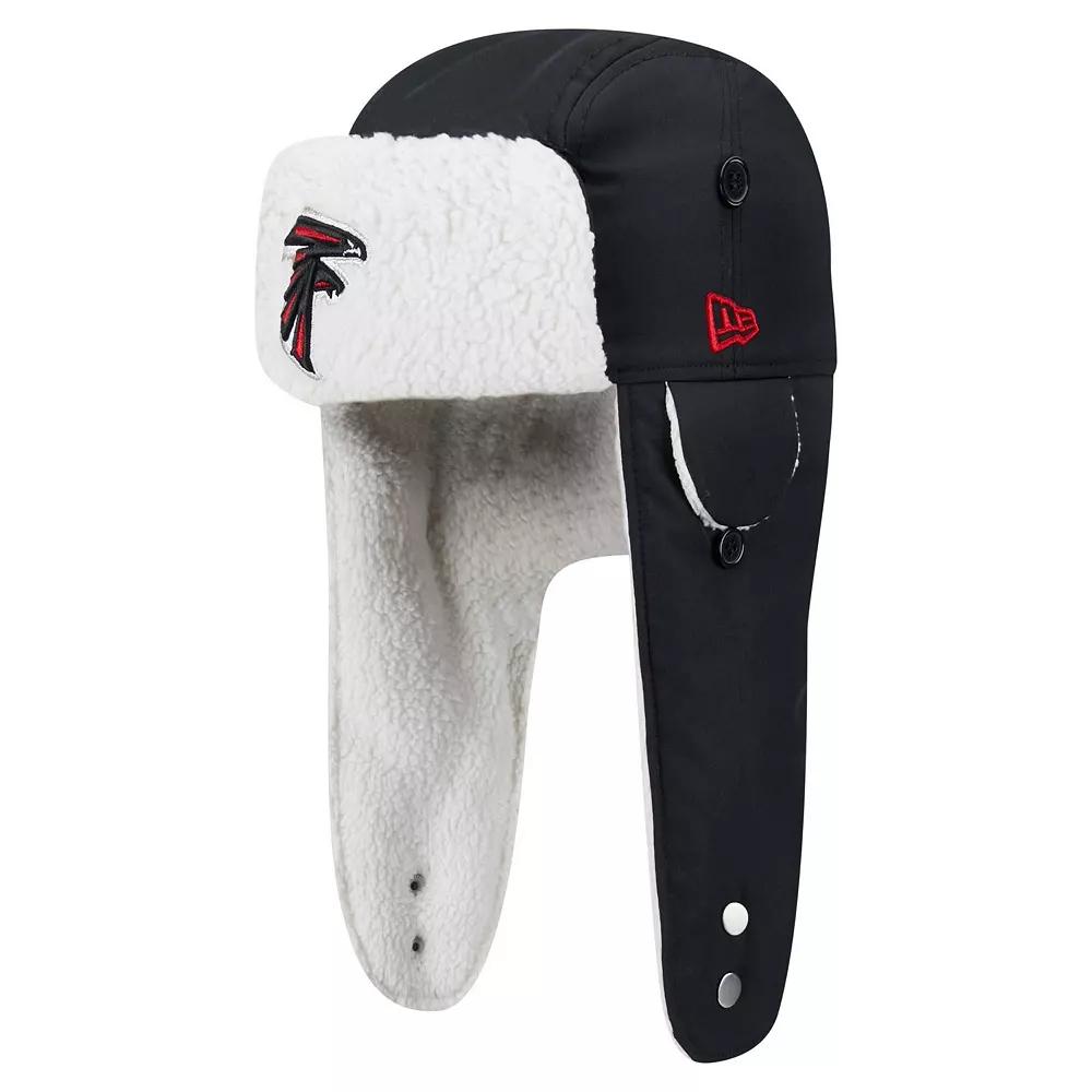 Men's New Era Black Atlanta Falcons Sherpa��Trapper Hat, Size: Small Product Image