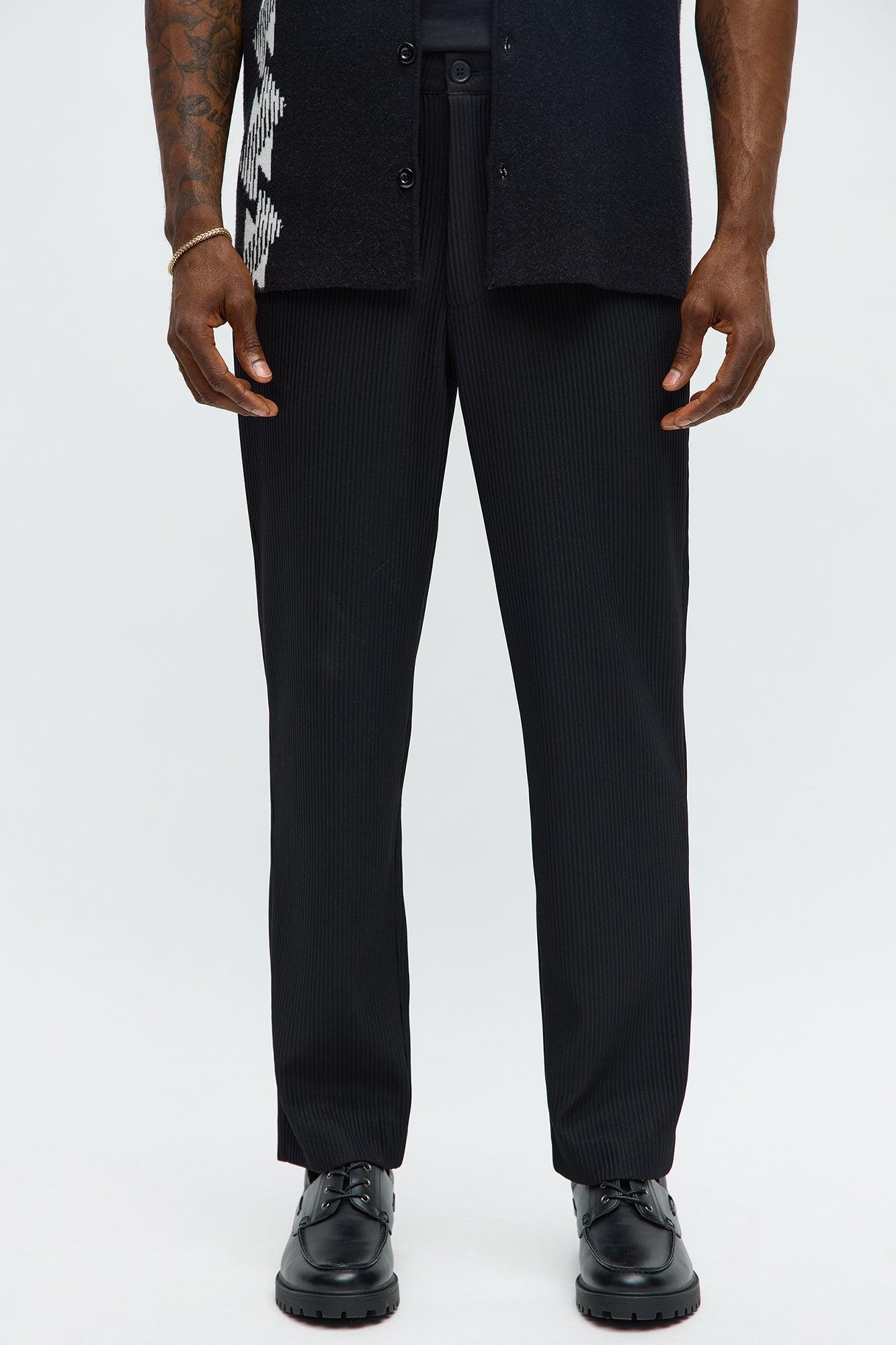 Show Up Slim Trousers - Black Male Product Image