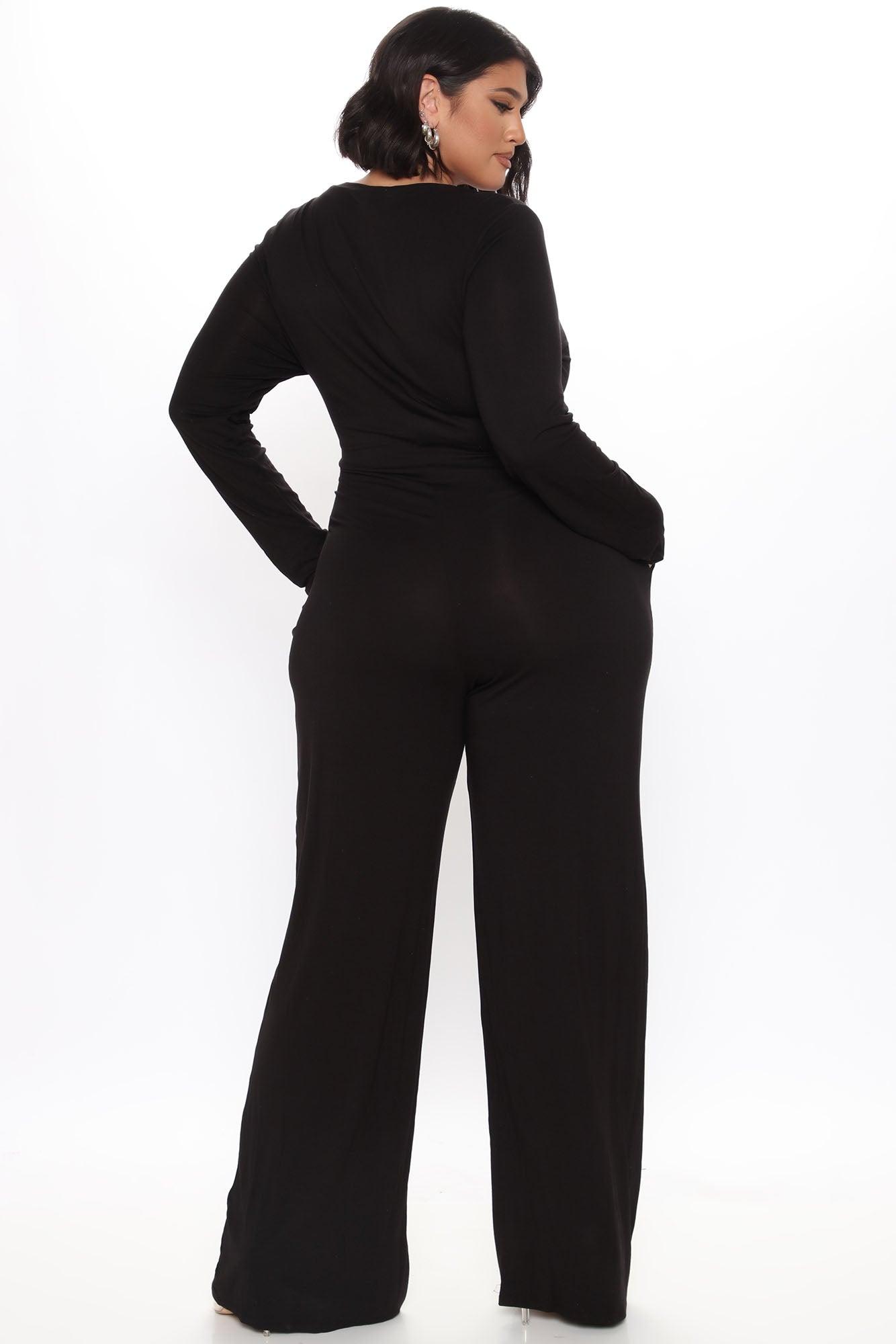 Slipped In Comfort Jumpsuit - Black Product Image