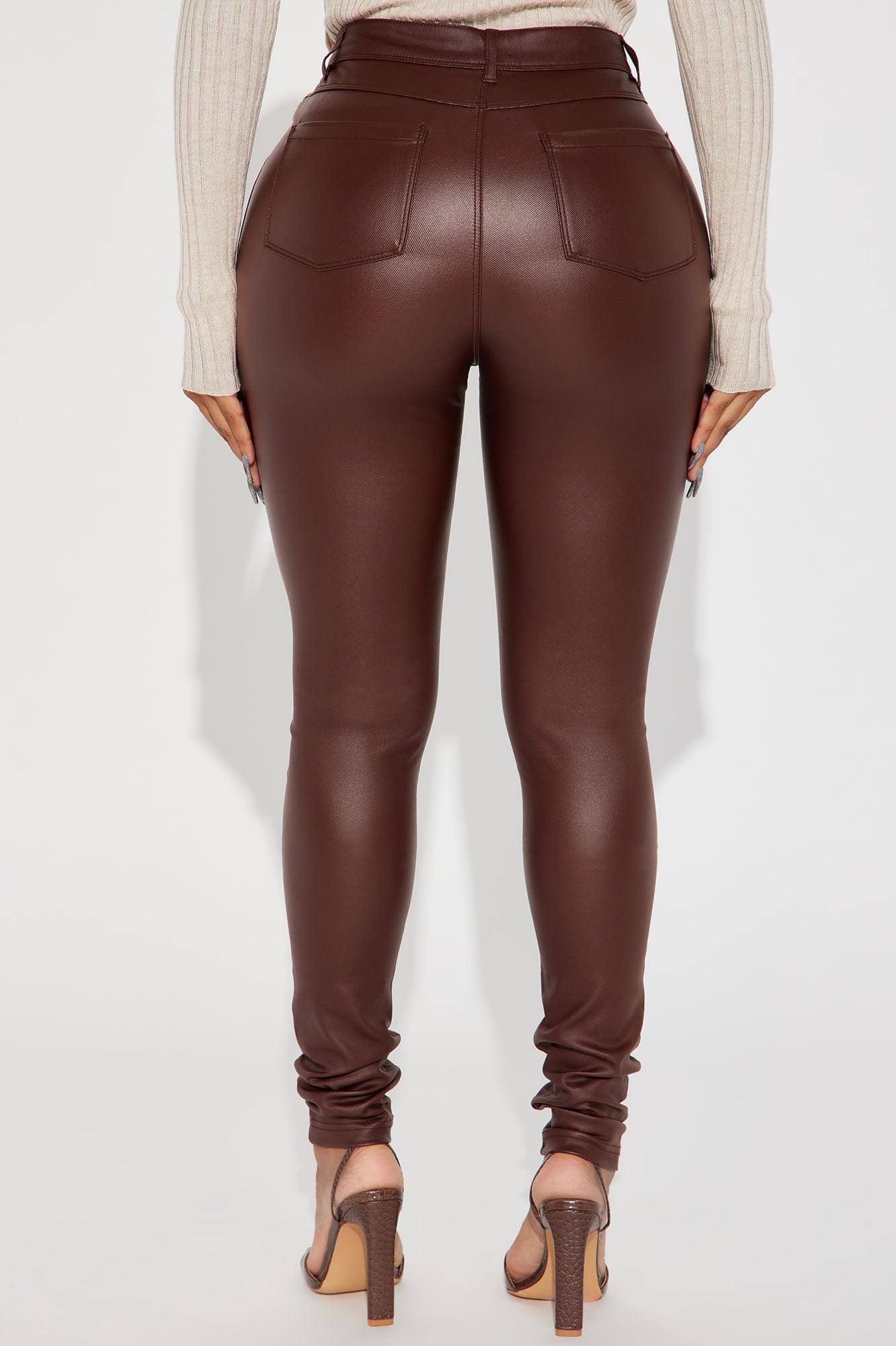 Sammie High Rise Pants - Cognac Product Image