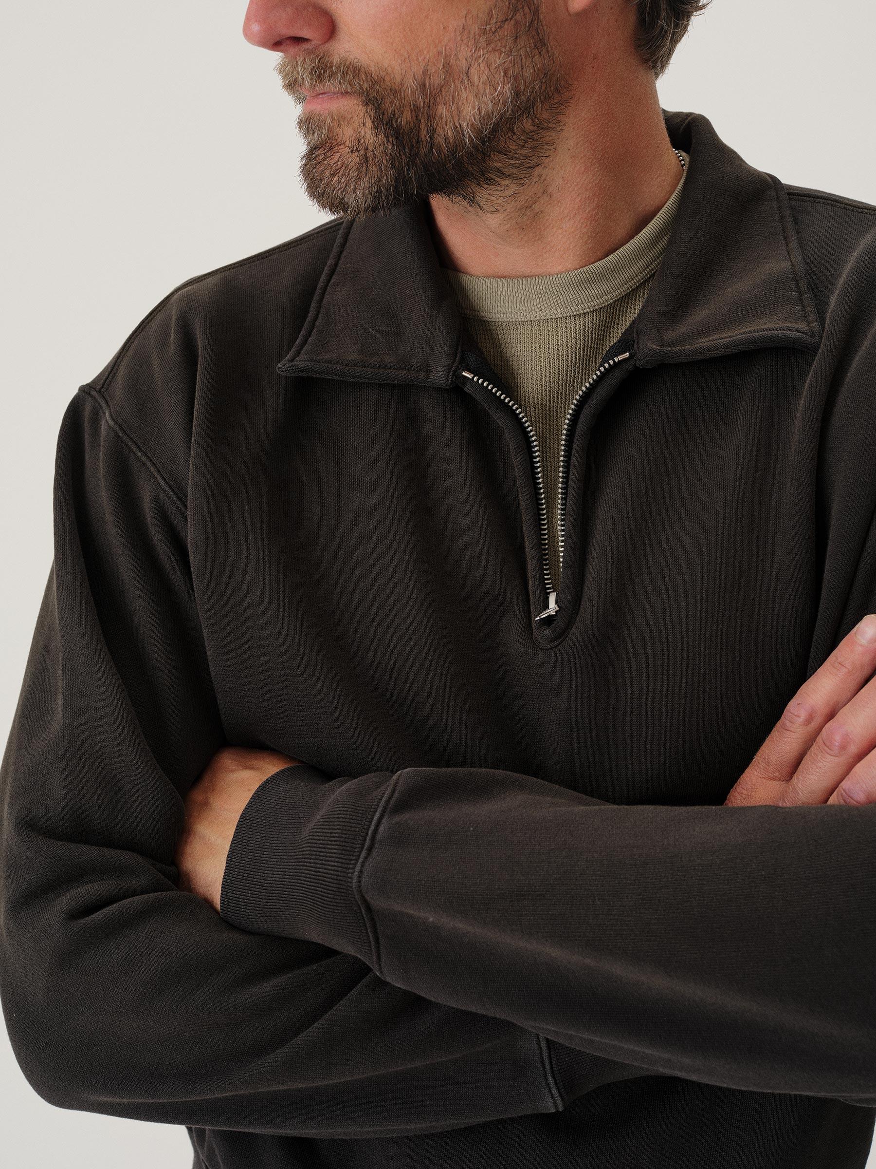 Faded Black Welterweight Quarter Zip Product Image