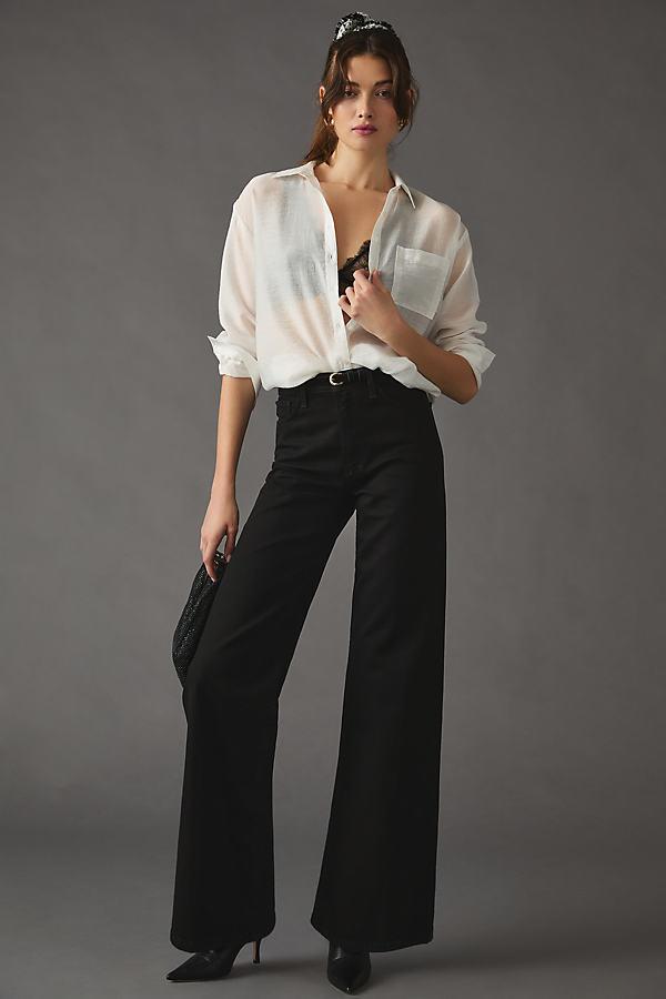 Womens The Mia High-Rise Wide-Leg Jeans Product Image
